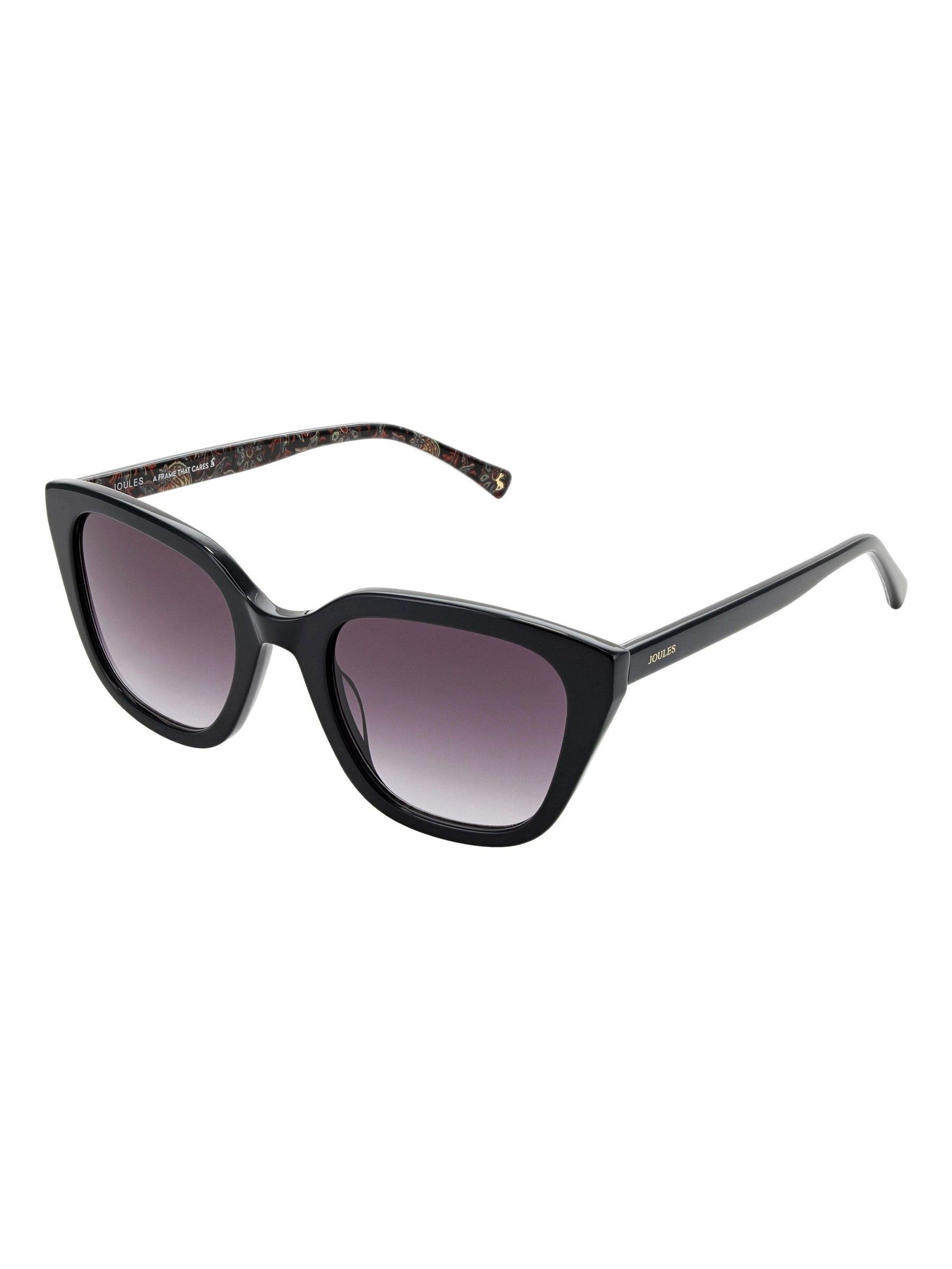 Black Square Cat-Eye Sunglasses - Image 1 of 4