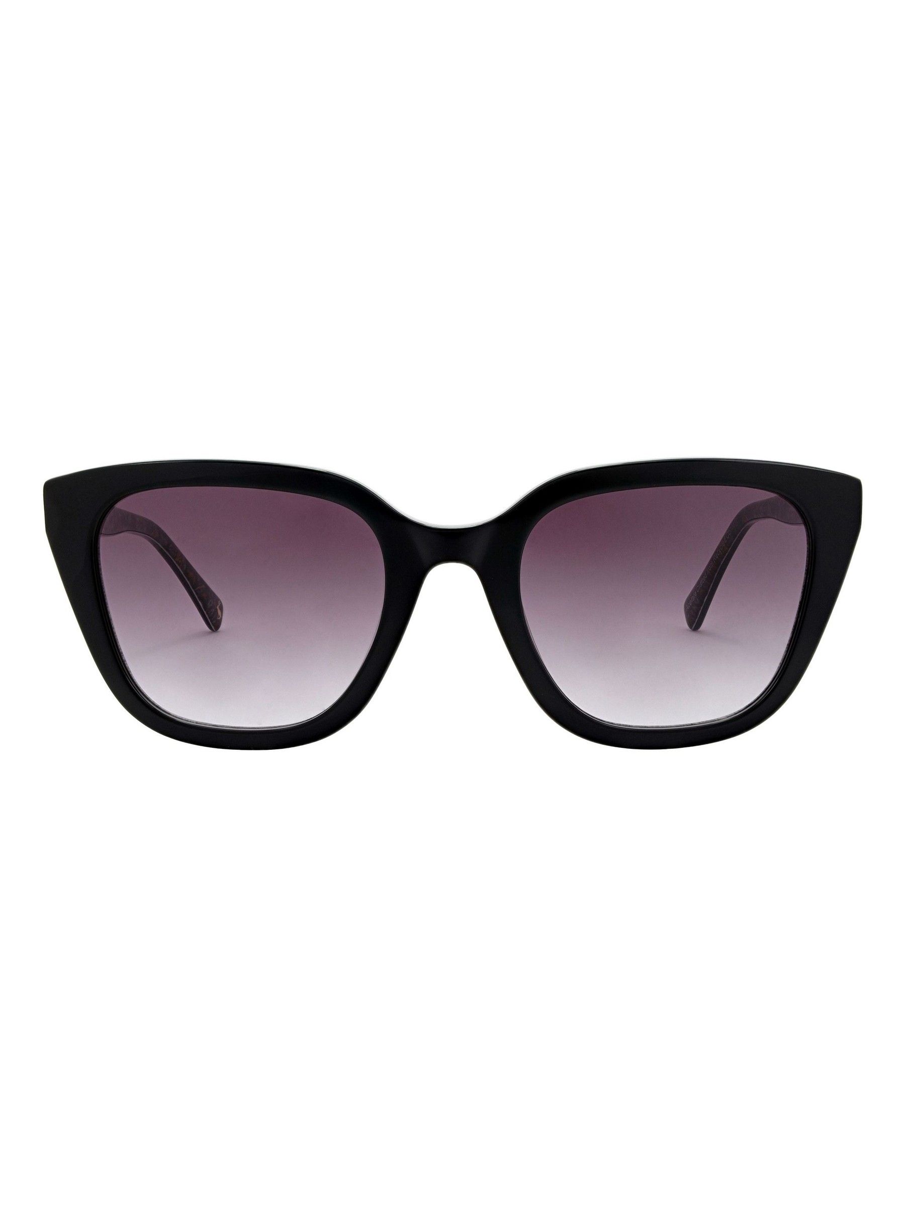 Black Square Cat-Eye Sunglasses - Image 2 of 4