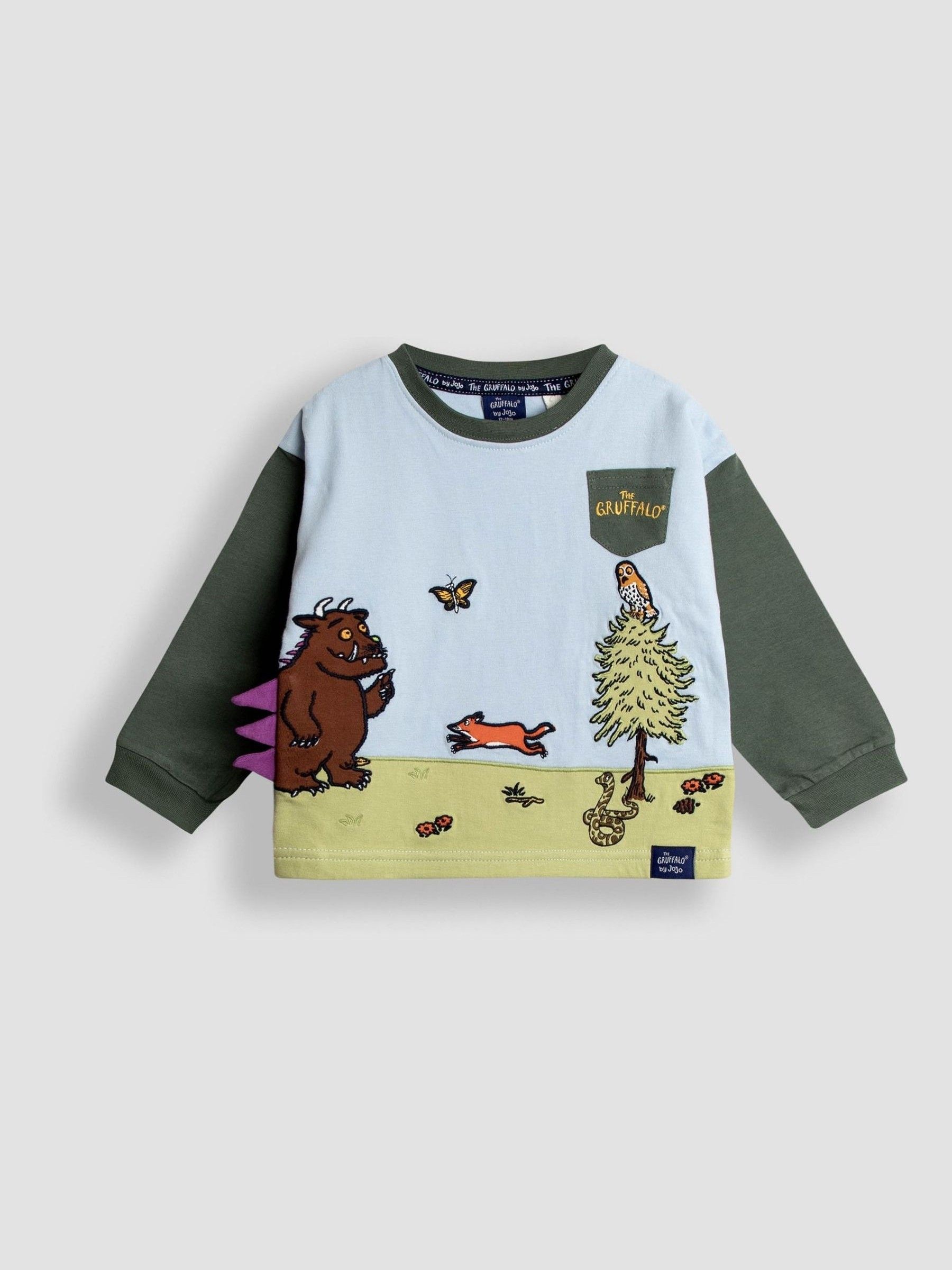 Gruffalo Khaki Green 2-Piece Top & Leggings Set - Image 2 of 7