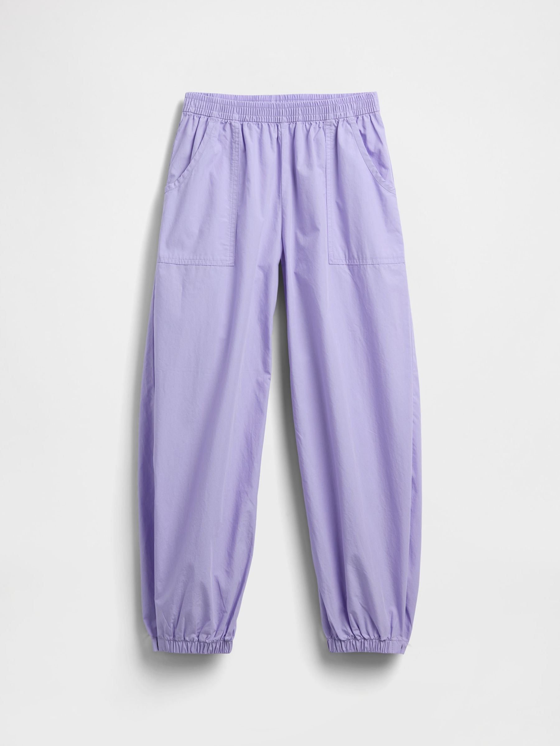 Purple Poplin Baggy Joggers (4-12yrs) - Image 5 of 5