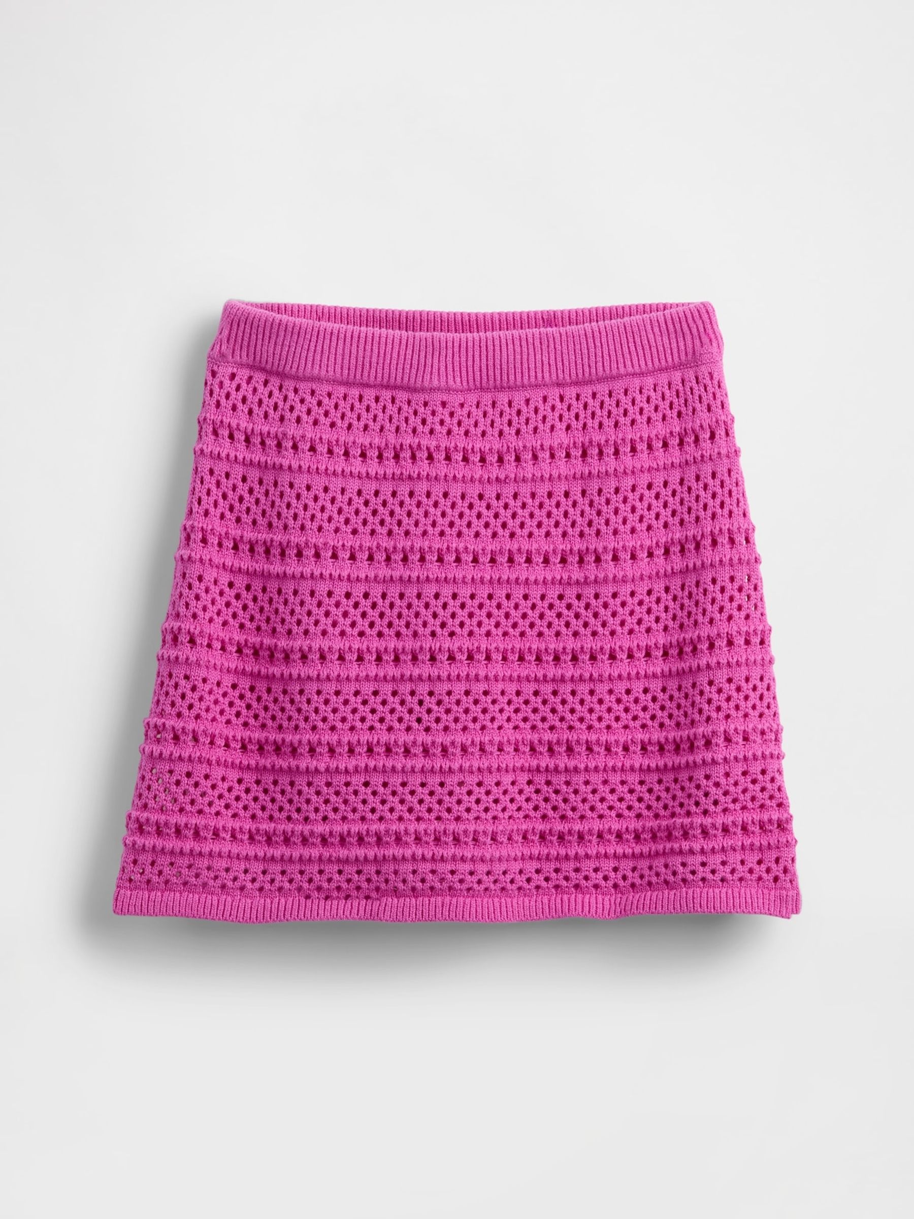Purple Crochet Easy Skort (4-13yrs) - Image 3 of 4