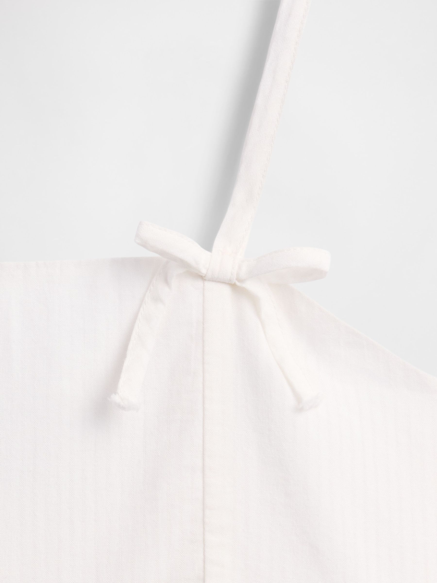 White Bow-Strap Peplum Top (4-13yrs) - Image 5 of 5