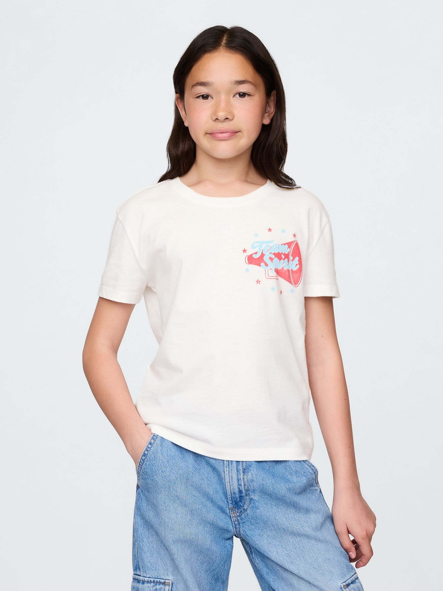 White Graphic T-Shirt (4-13yrs) - Image 1 of 4