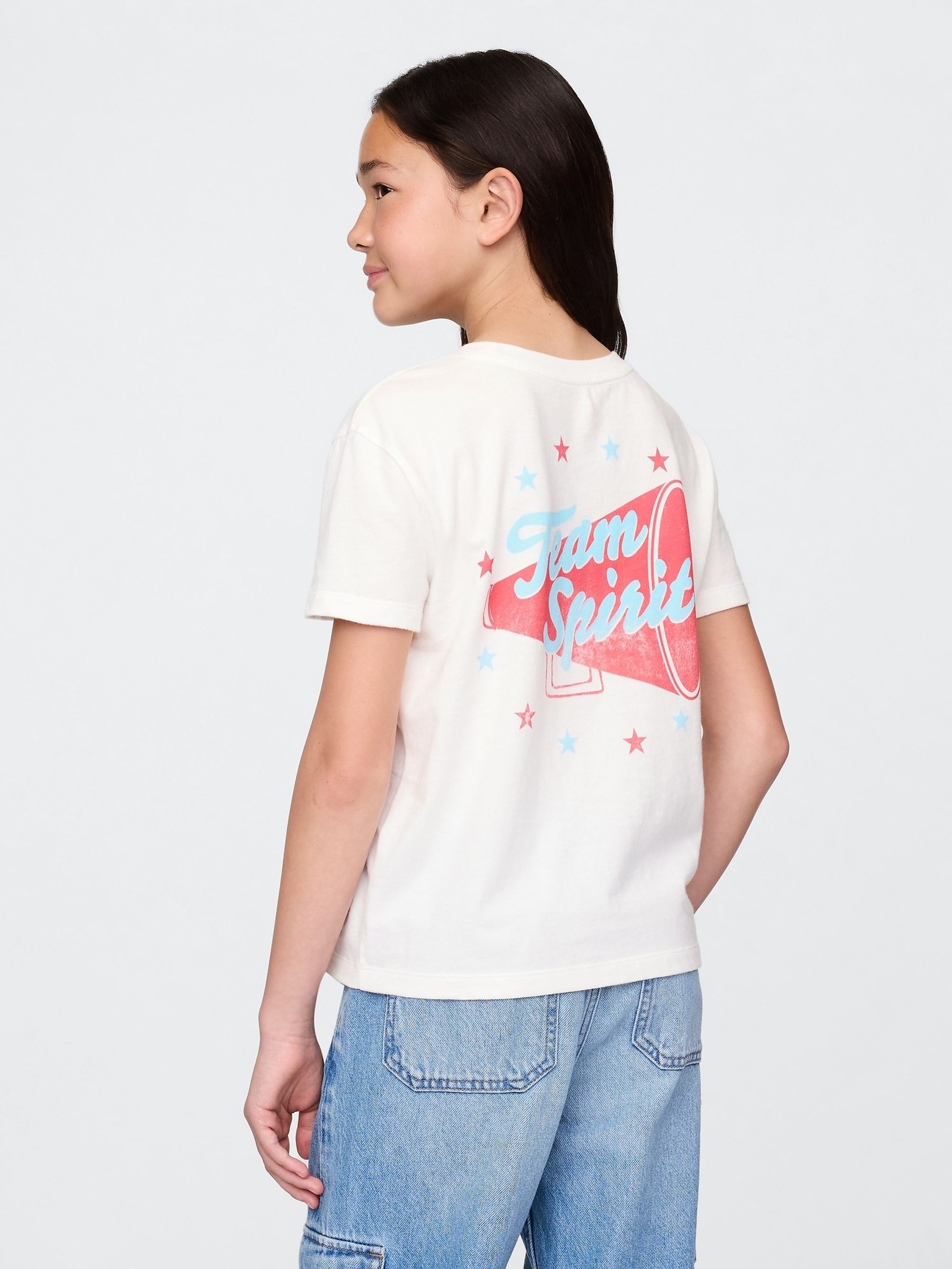 White Graphic T-Shirt (4-13yrs) - Image 2 of 4