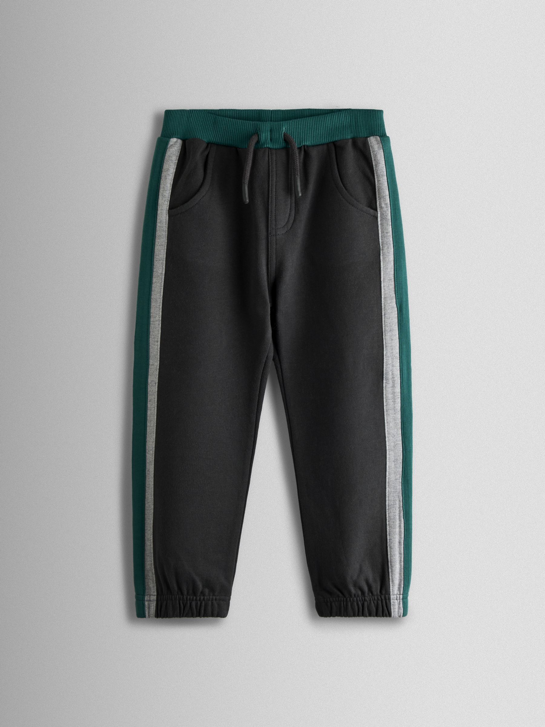 Grey Race Track 2-Piece Drop Shoulder Sweatshirt & Joggers Set - Image 4 of 6