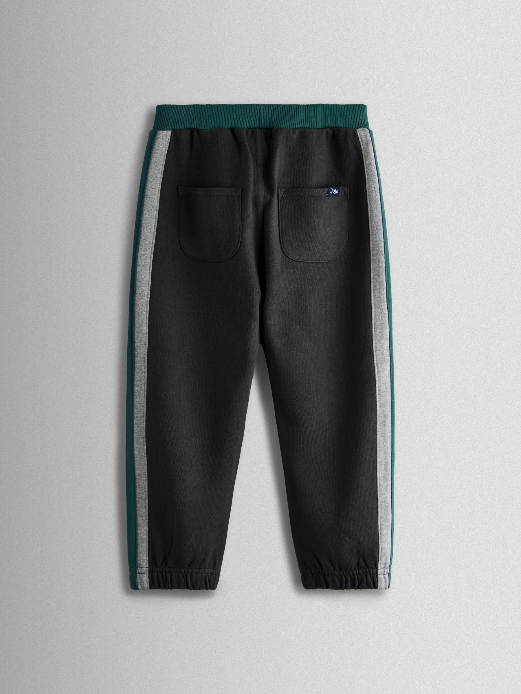 Grey Race Track 2-Piece Drop Shoulder Sweatshirt & Joggers Set - Image 5 of 6