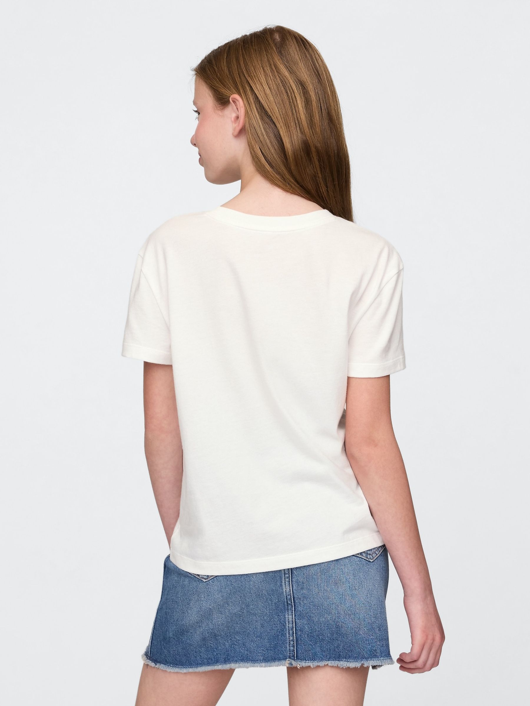 White Relaxed Graphic Short Sleeve T-Shirt (4-13yrs) - Image 2 of 4