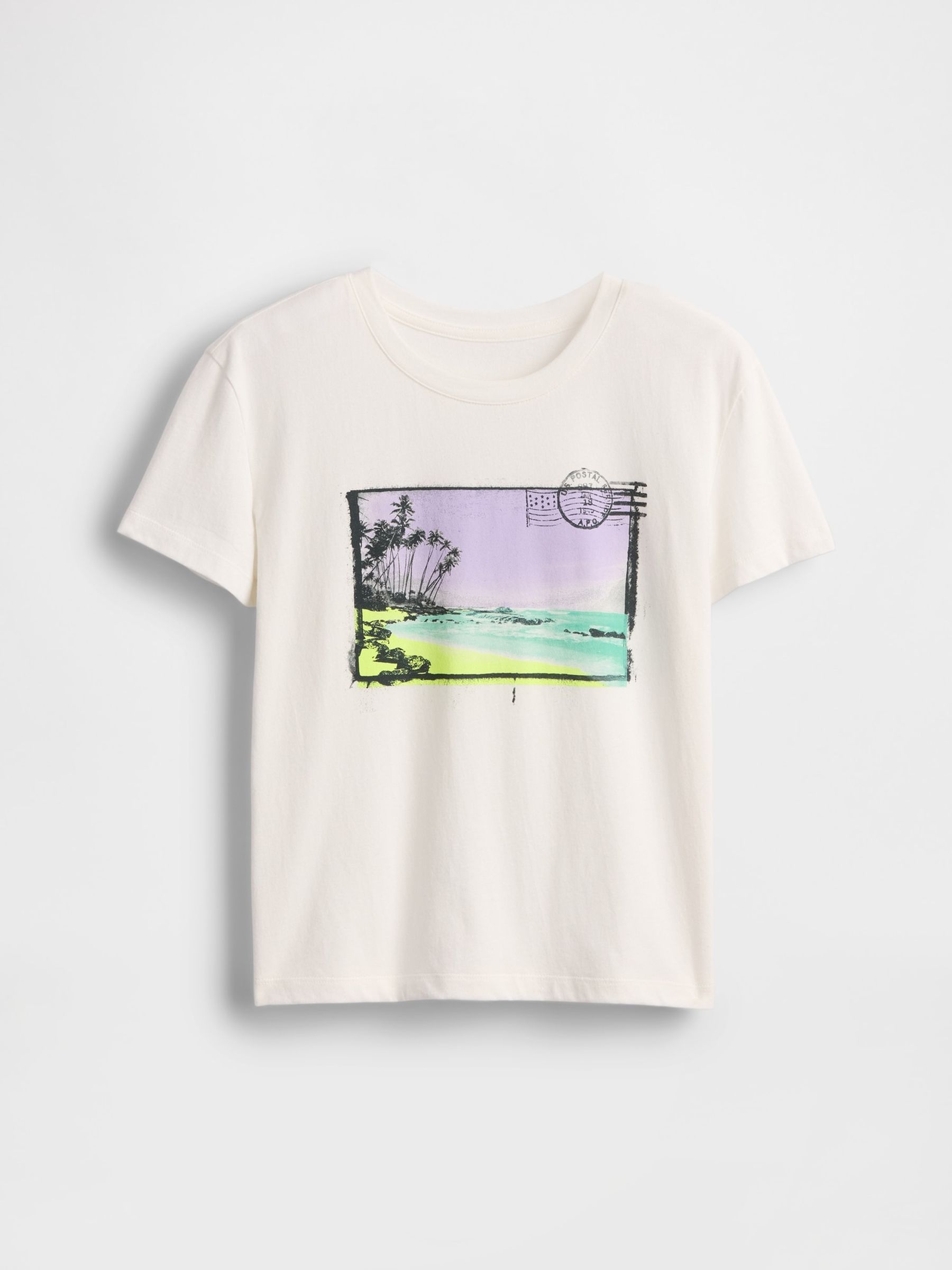 White Relaxed Graphic Short Sleeve T-Shirt (4-13yrs) - Image 3 of 4