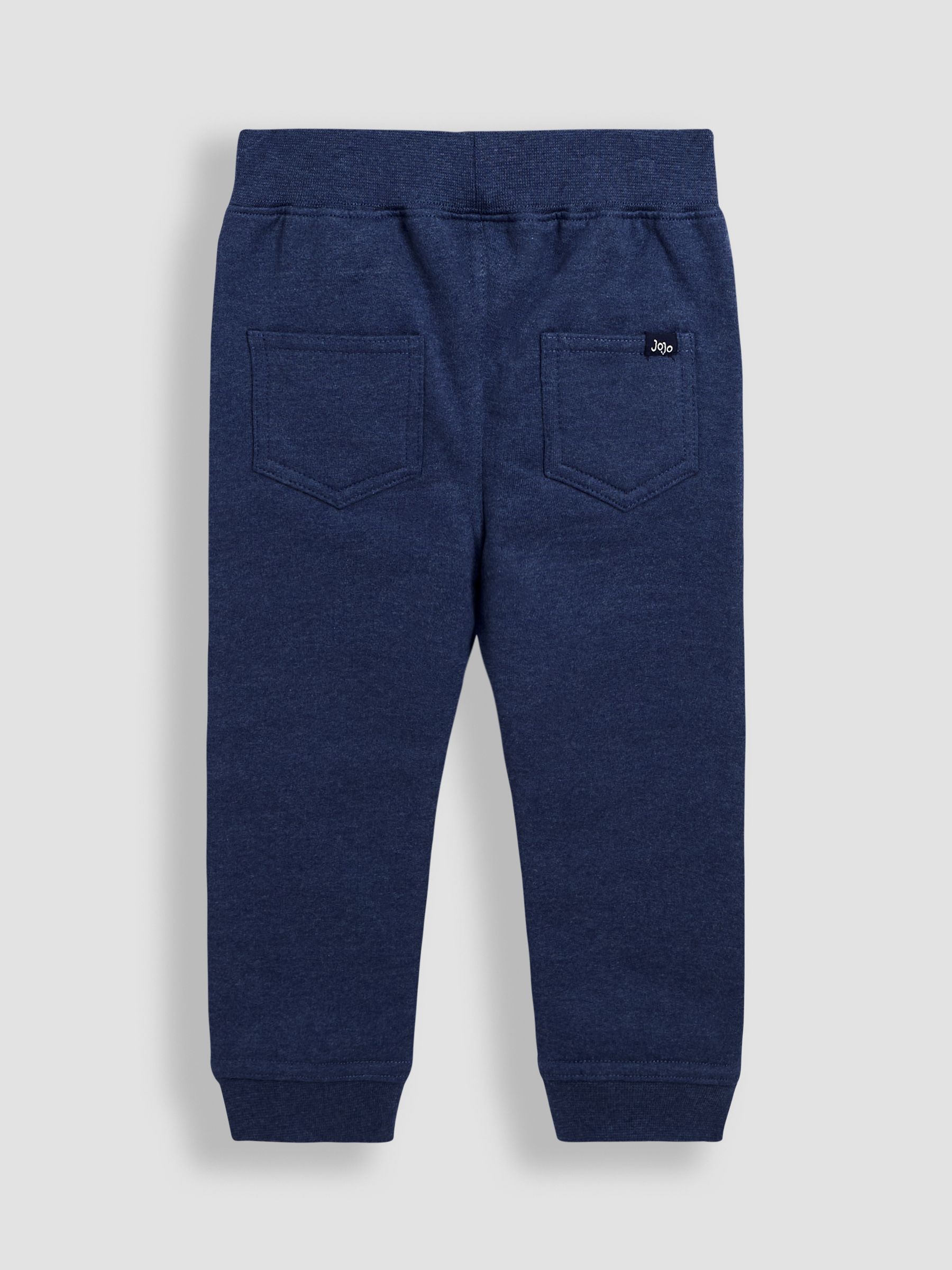 Navy Blue Tractor 2-Piece Embroidered Half Zip & Joggers Set - Image 5 of 7