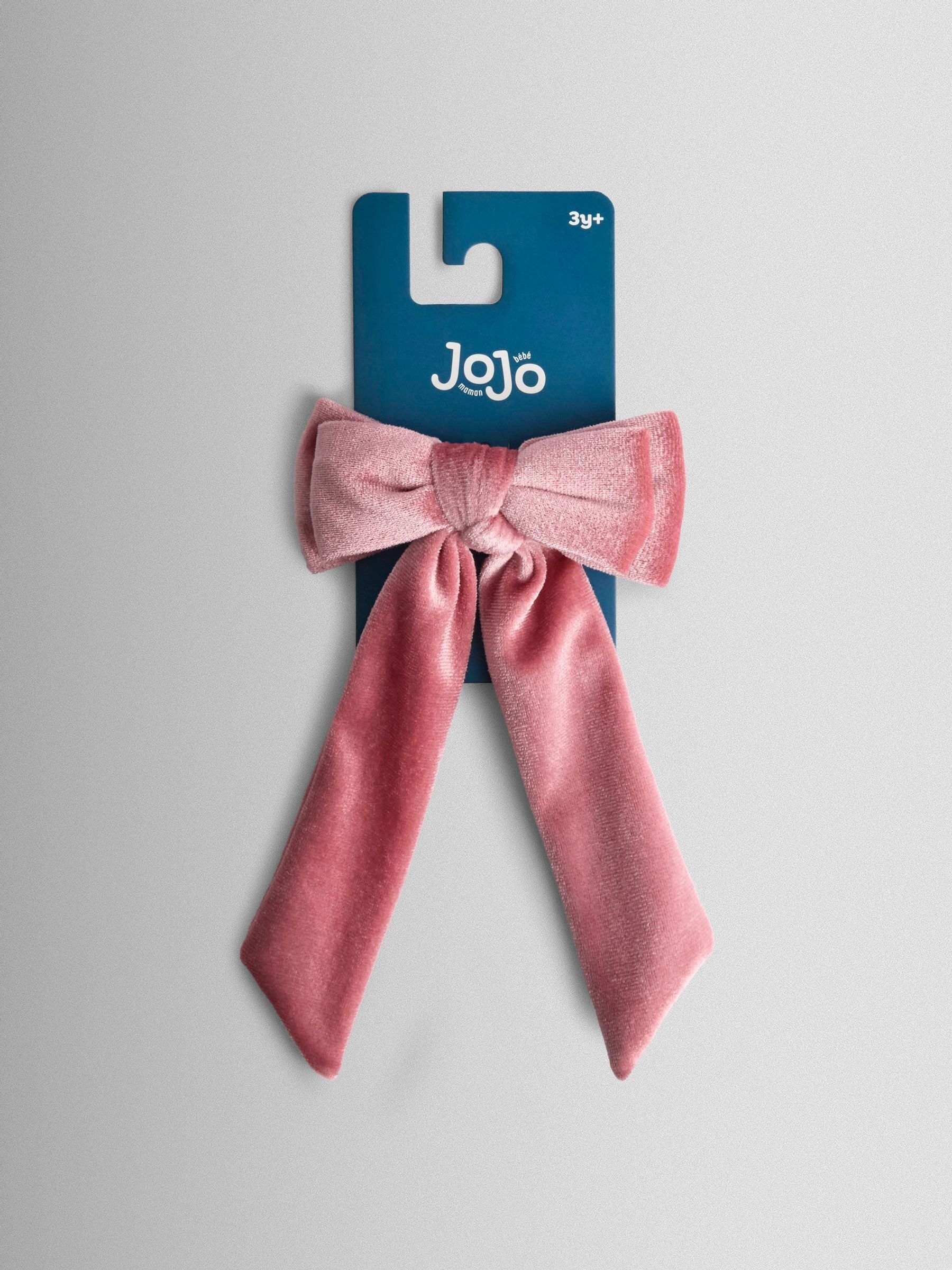 Light Pink Thin Satin Bow Clip - Image 1 of 4
