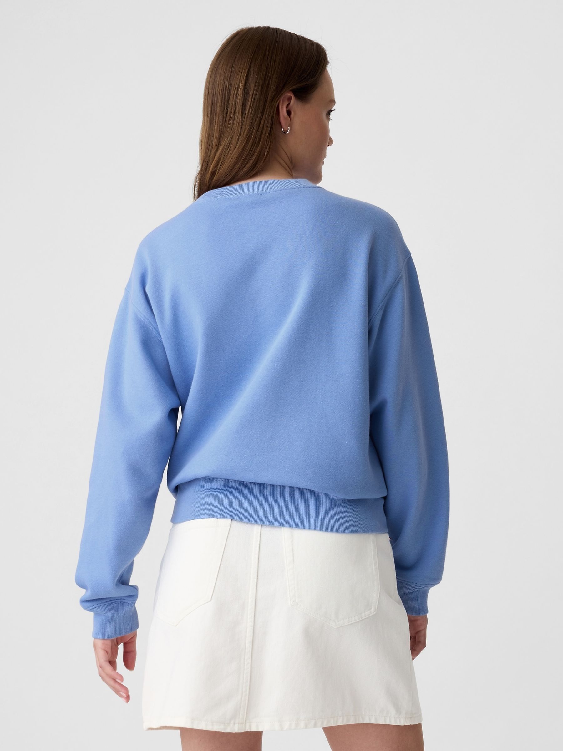Blue Logo Fleece Jumper - Image 2 of 3