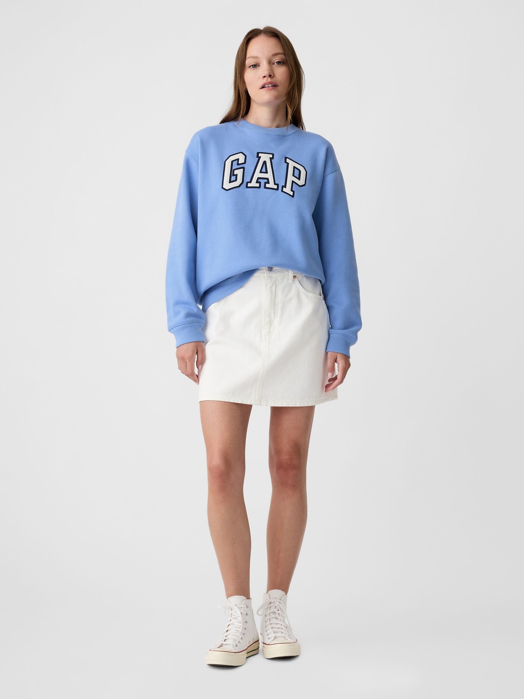 Blue Logo Fleece Jumper - Image 3 of 3