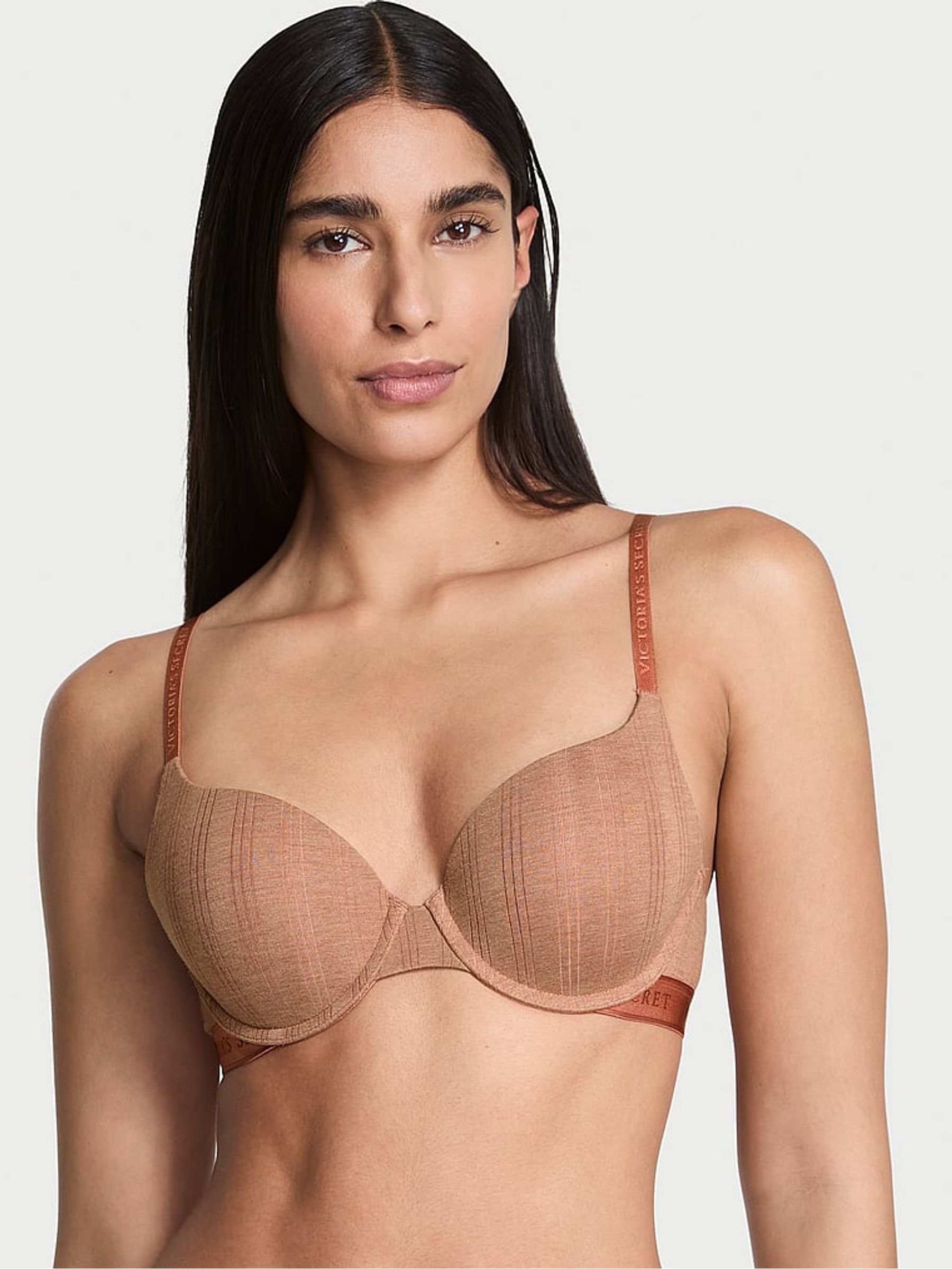 Heather Rosewood Nude Full Cup Push Up Modal Bra - Image 1 of 2