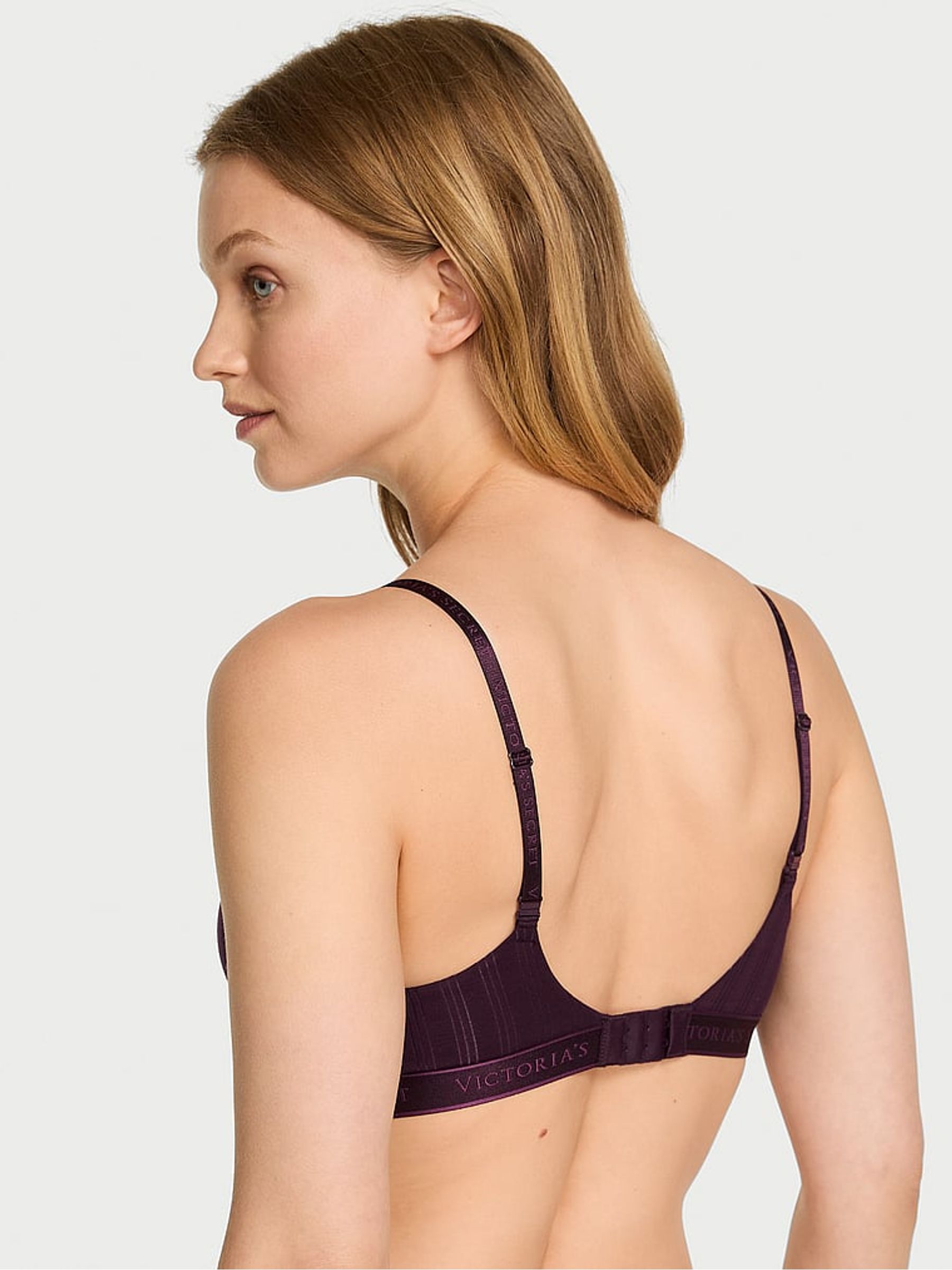 Winter Wine Purple Non Wired Lightly Lined Bra - Image 2 of 3
