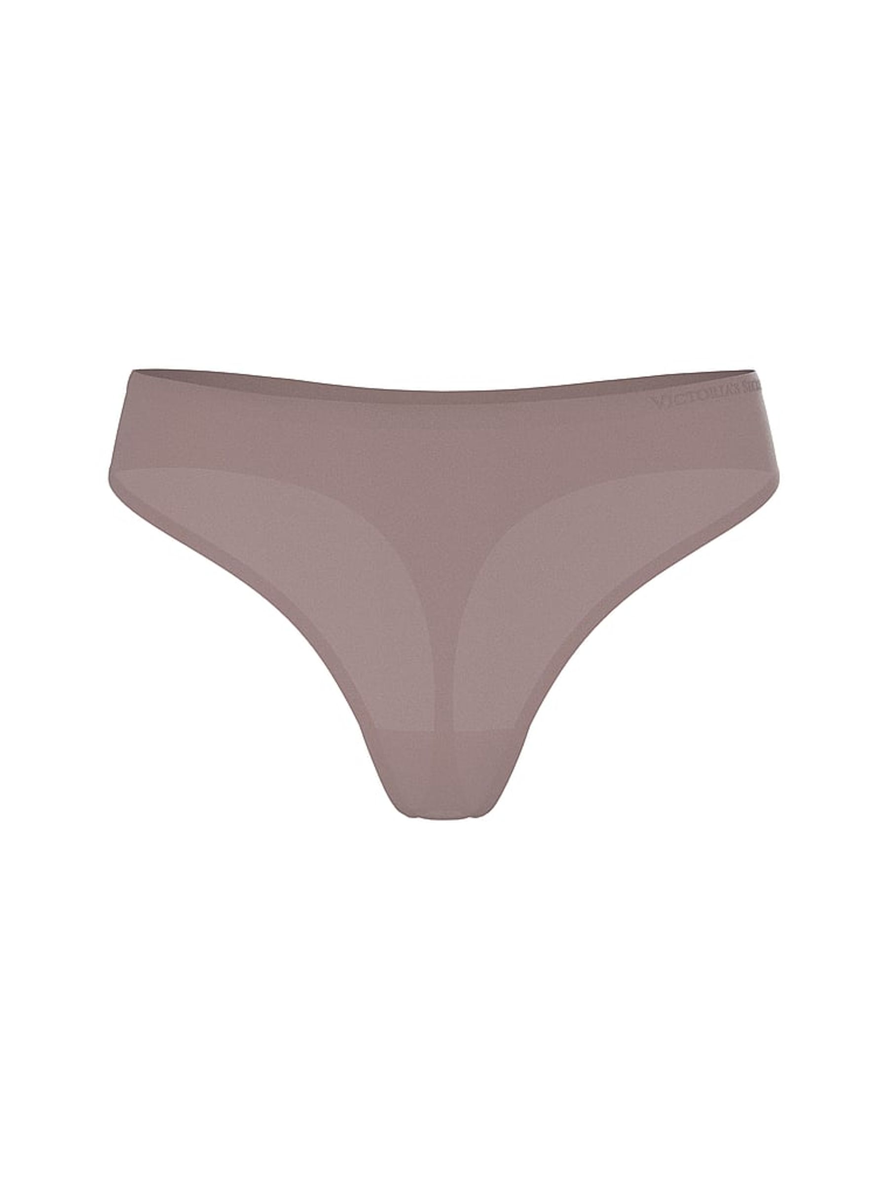 Cloudy Grey Thong Mid-Rise Knickers - Image 3 of 3