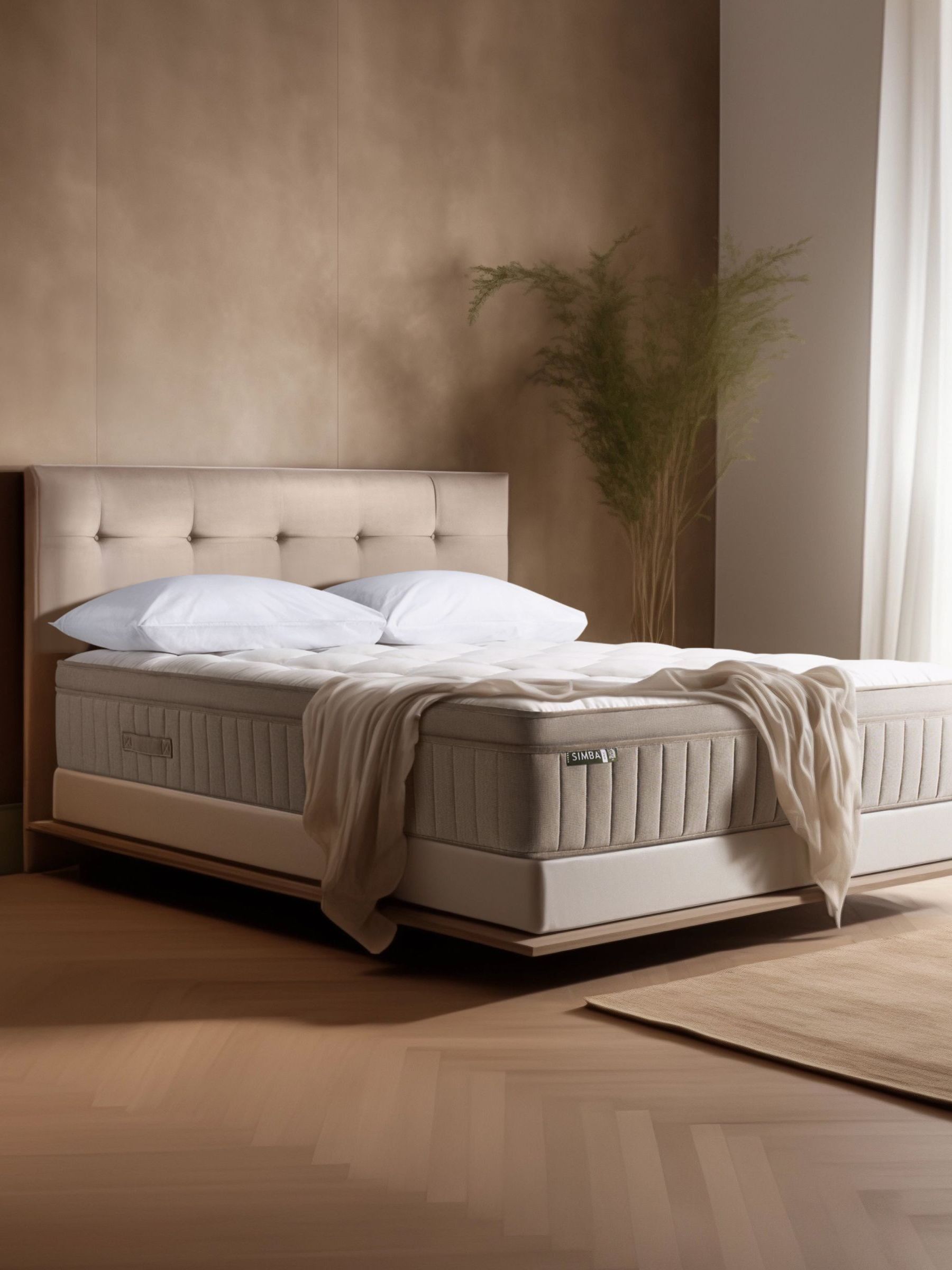 Simba White Earth Apex White Mattress - Image 1 of 6