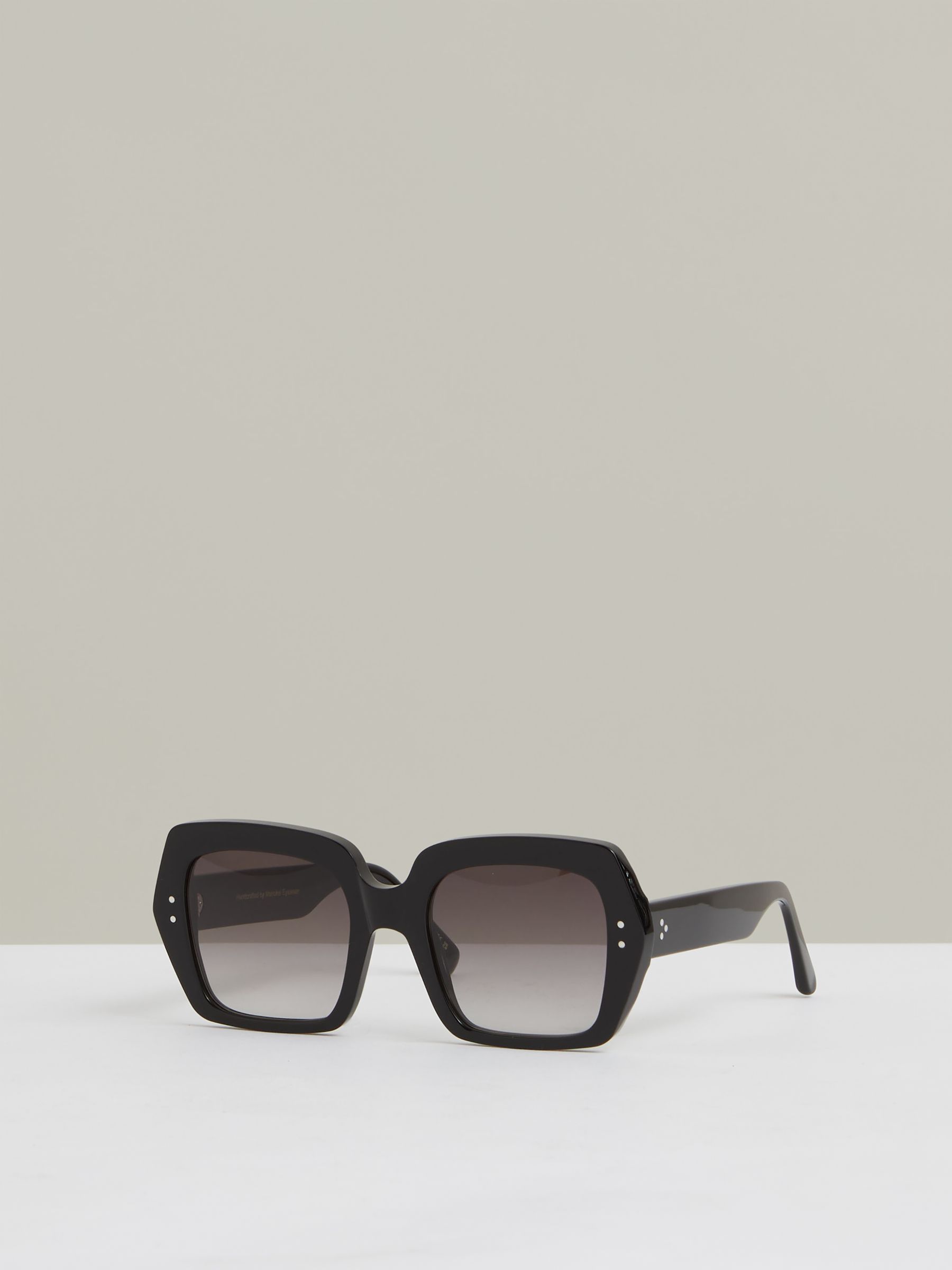 Monokel Oversized Eyewear Sunglasses in Black - Image 3 of 4