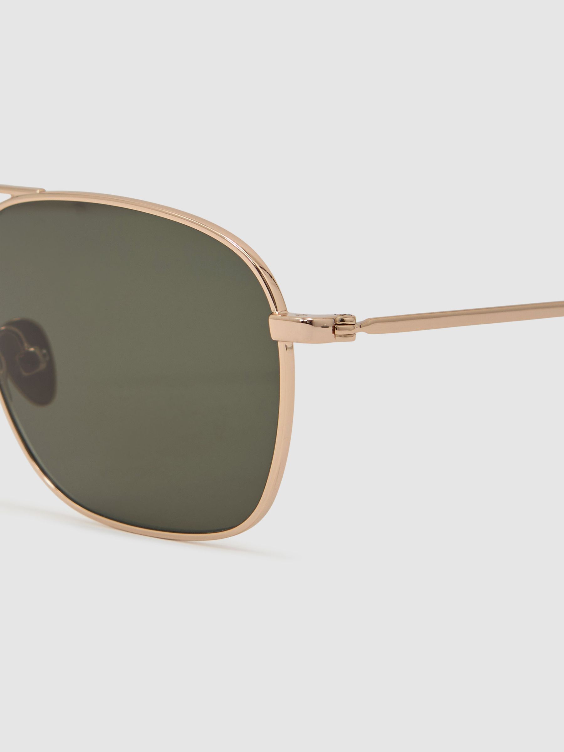 Monokel Eyewear Aviator Style Sunglasses in Silver - image 1
