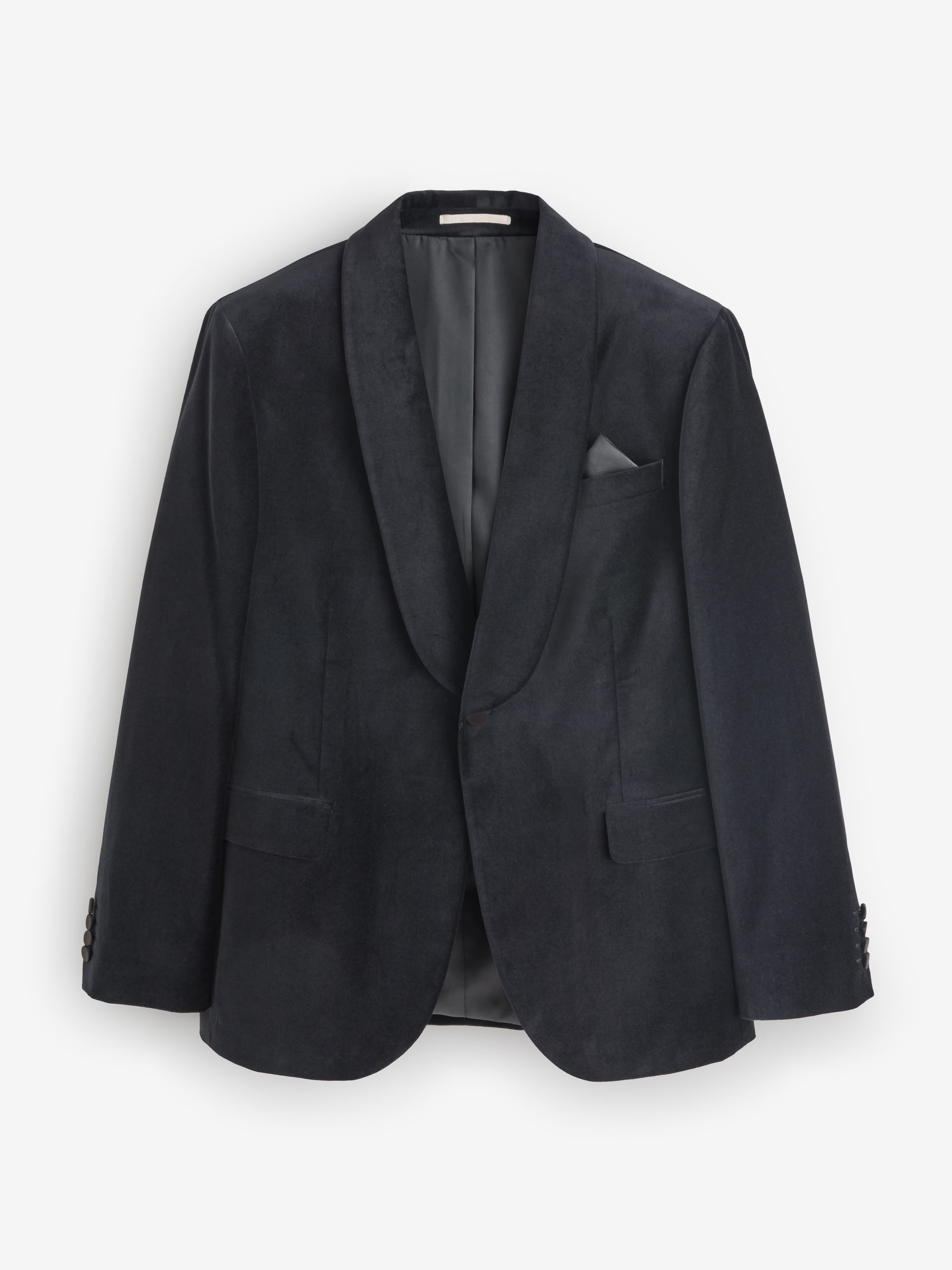 Black Velvet Suit Jacket - Image 1 of 6 Black Velvet Suit Jacket - Image 1 of 6