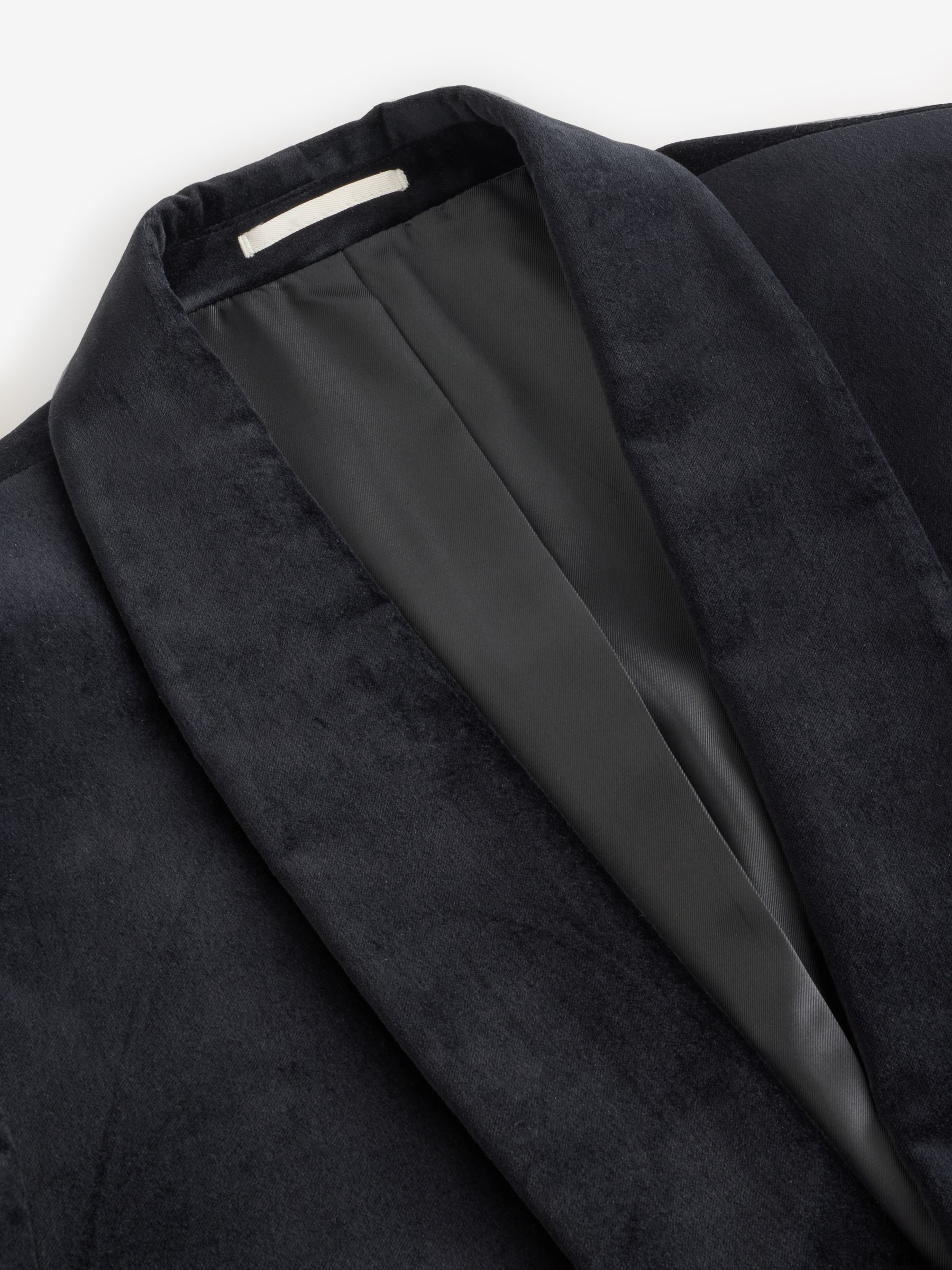Black Velvet Suit Jacket - Image 2 of 6 Black Velvet Suit Jacket - Image 2 of 6