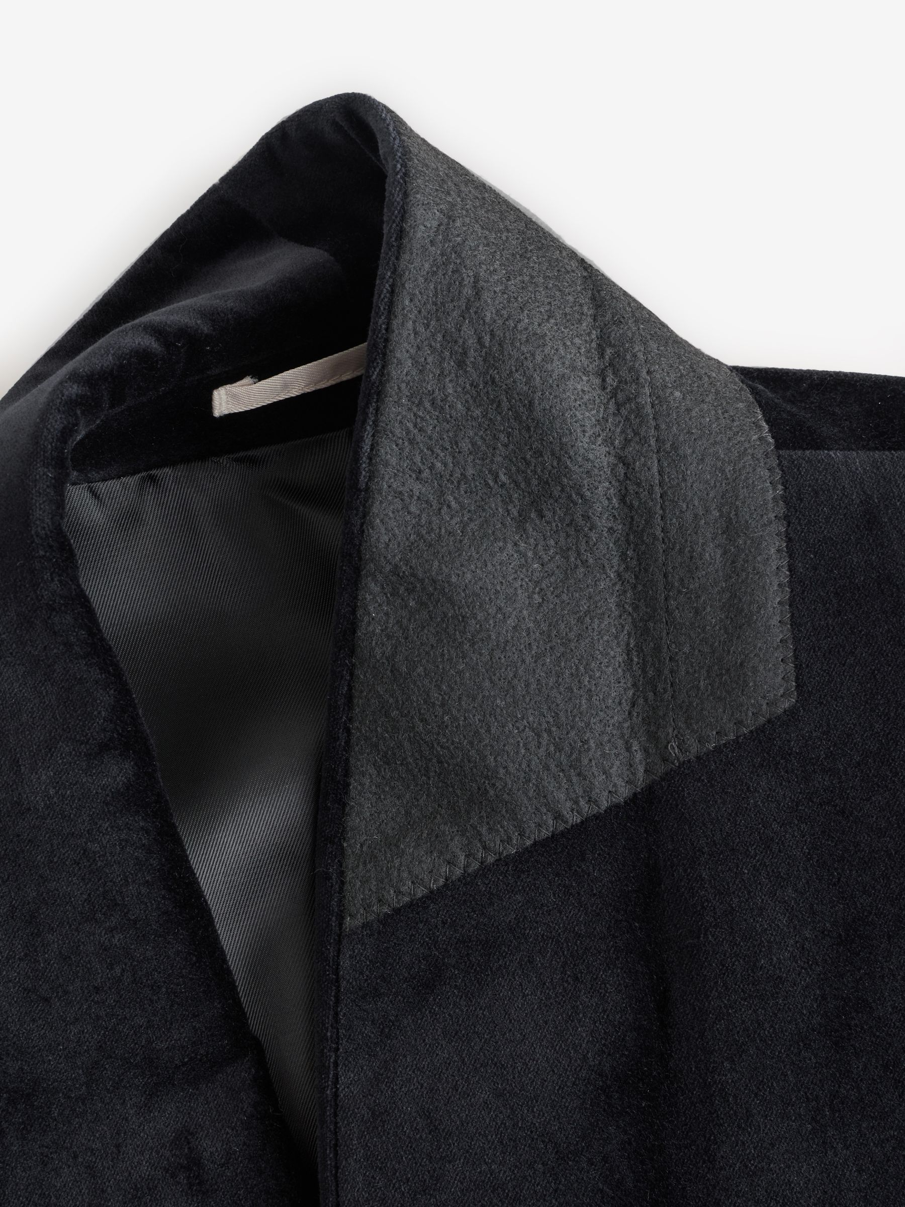 Black Velvet Suit Jacket - Image 3 of 6