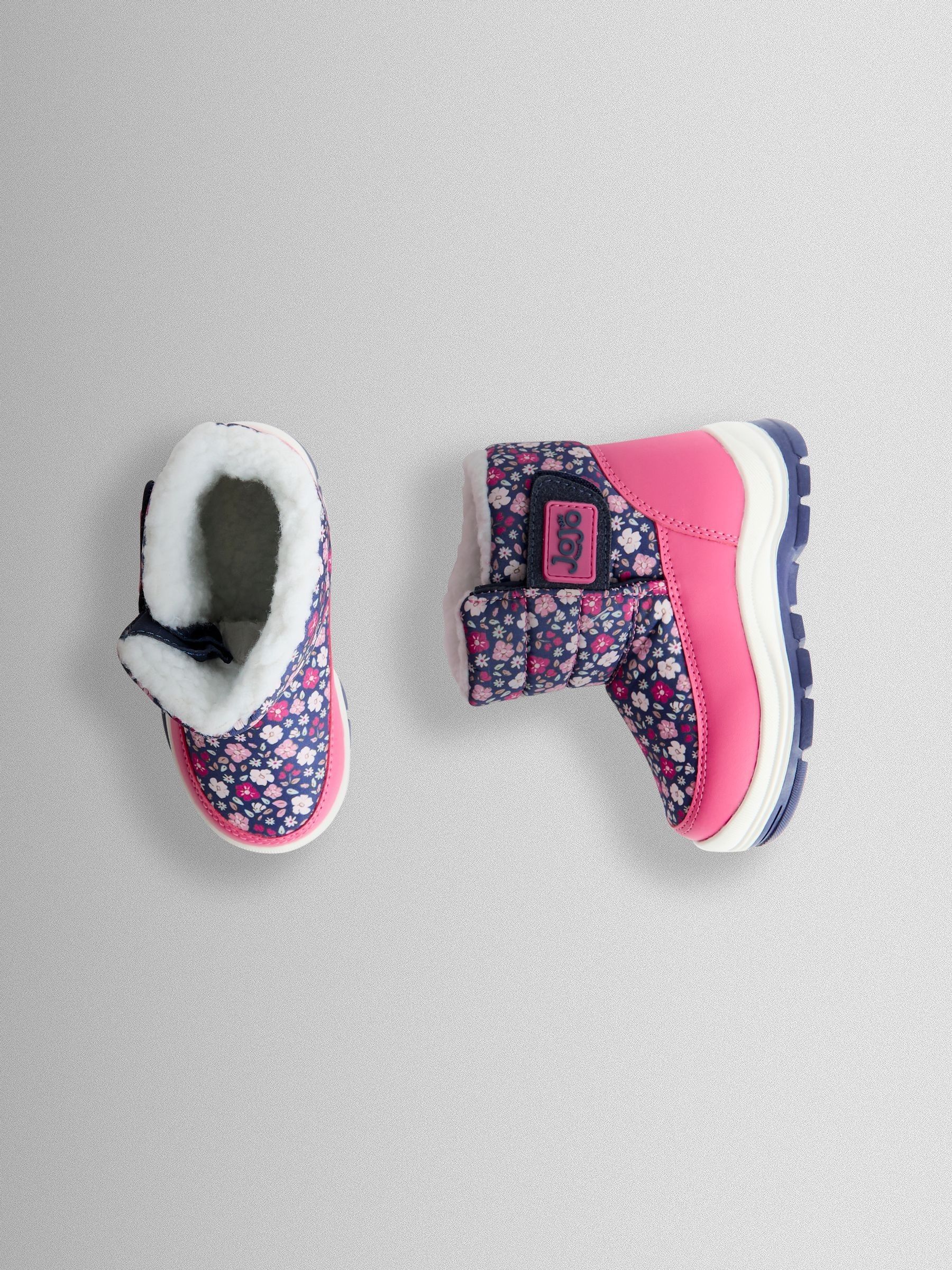Pink Ditsy Cosy Snow Boots - Image 3 of 4