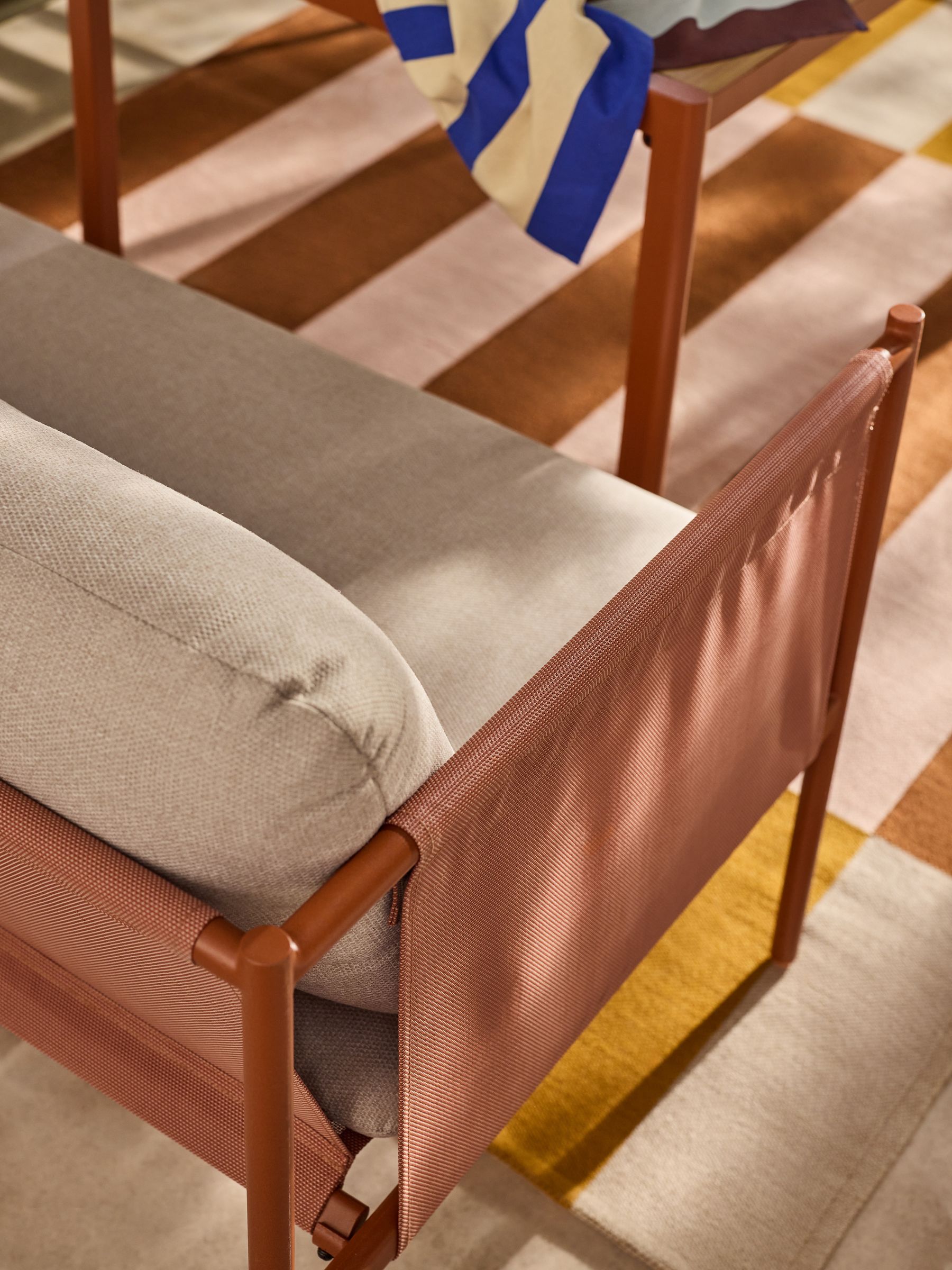 Estelle Corner Dining Lounge Set in Terracotta - Image 2 of 4