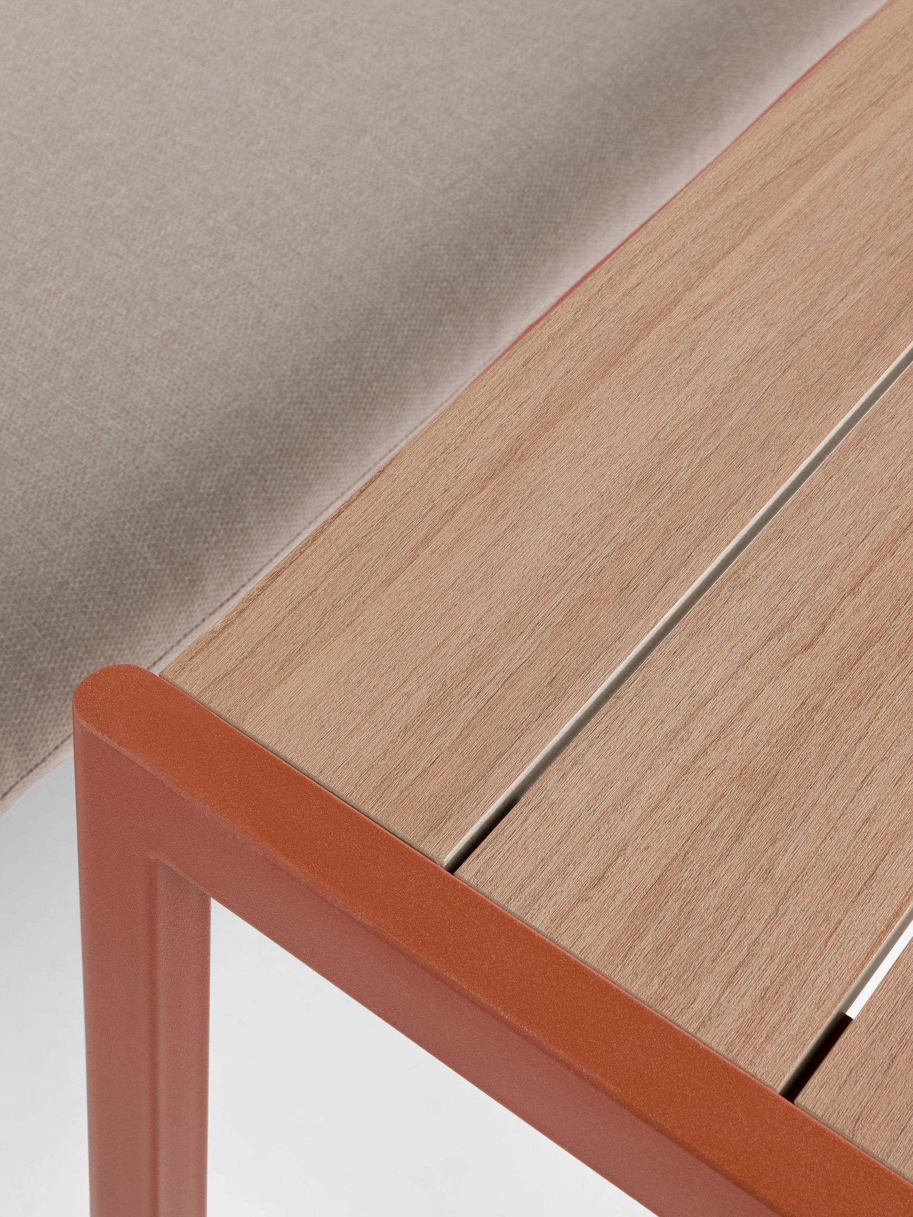 Estelle Corner Dining Lounge Set in Terracotta - Image 4 of 4