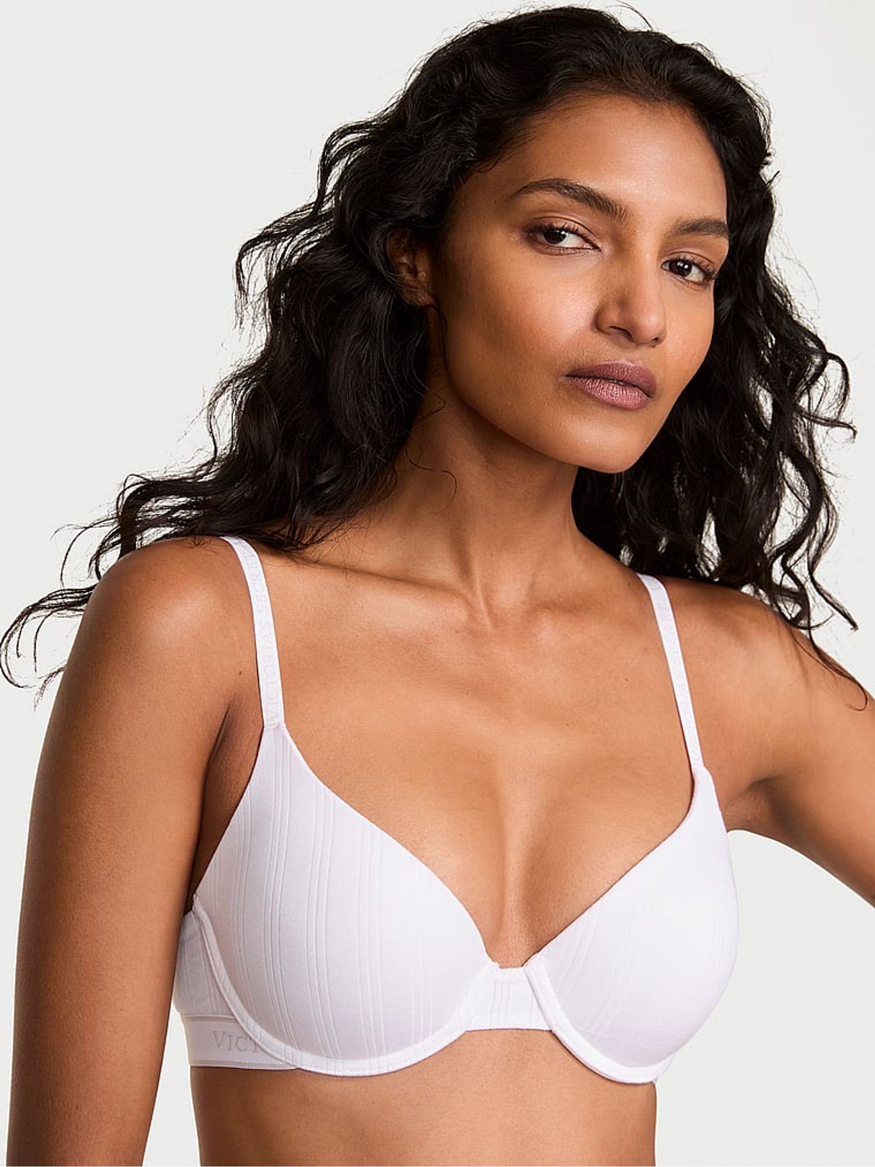 White Lightly Lined Demi Bra - Image 1 of 3