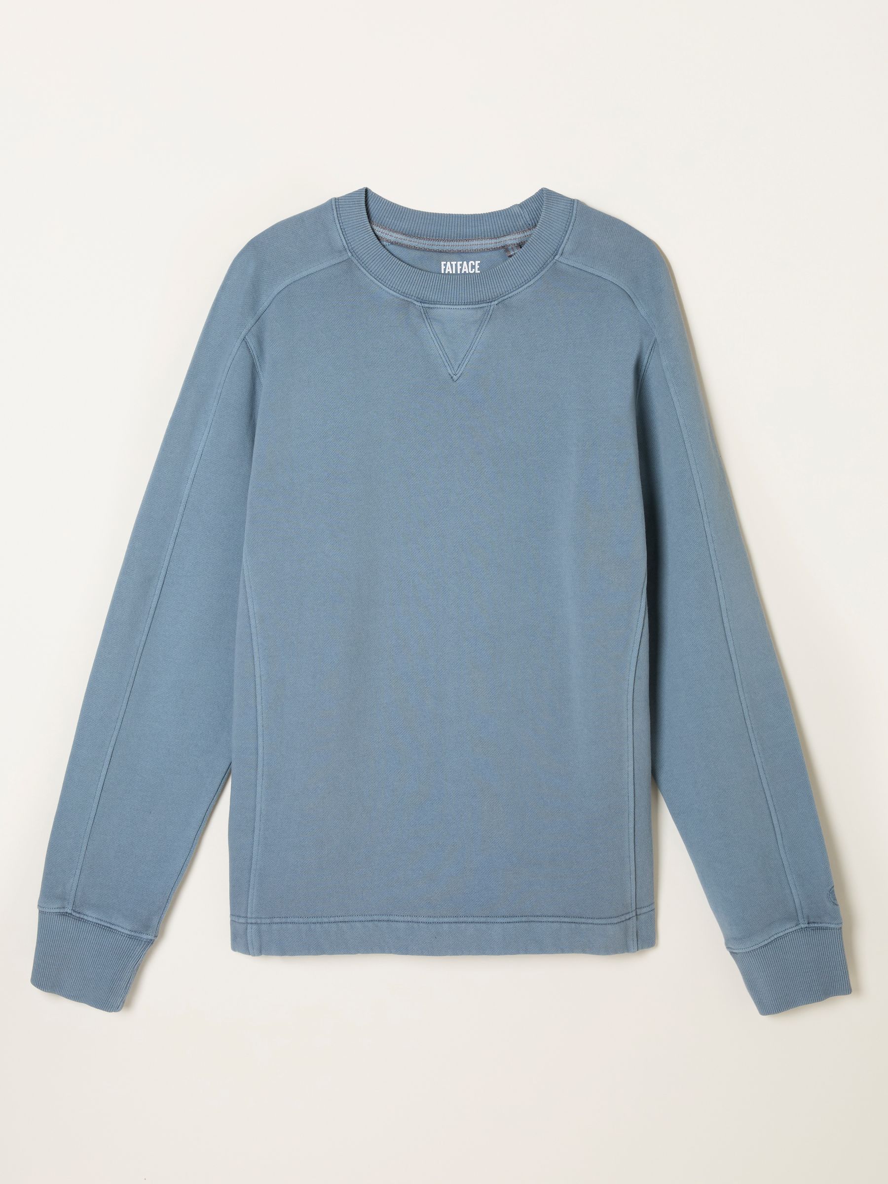 Brooke Light Vintage Blue Crew Sweat - Image 6 of 6 Brooke Light Vintage Blue Crew Sweat - Image 6 of 6