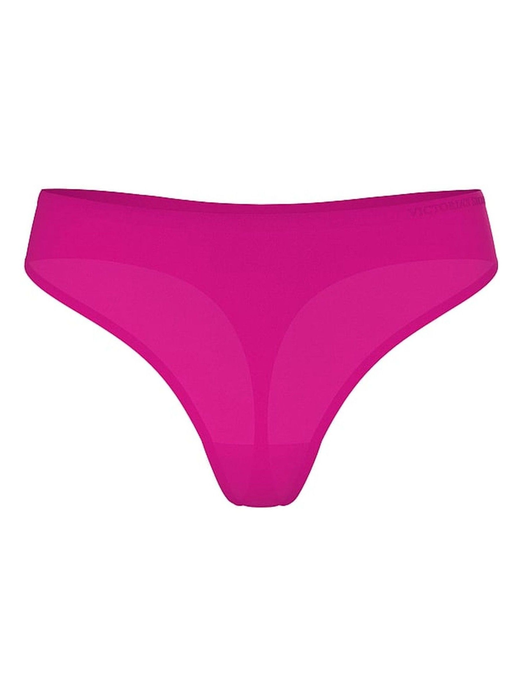 Allure Pink Thong Mid-Rise Knickers - Image 4 of 4