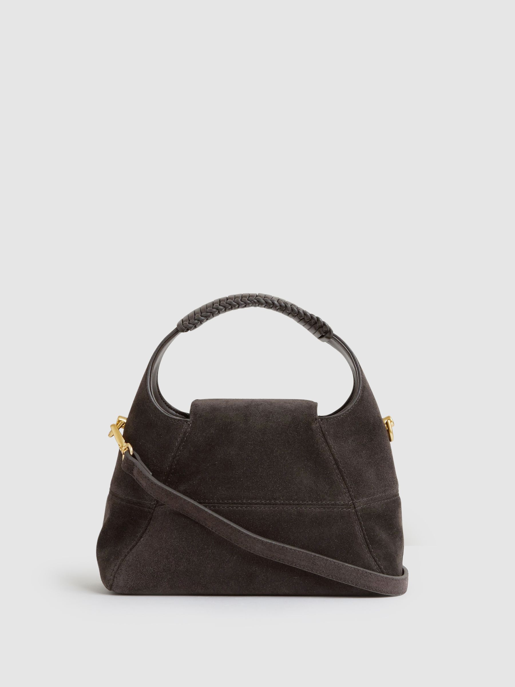 Suede Crossbody Bag in Chocolate - image 3