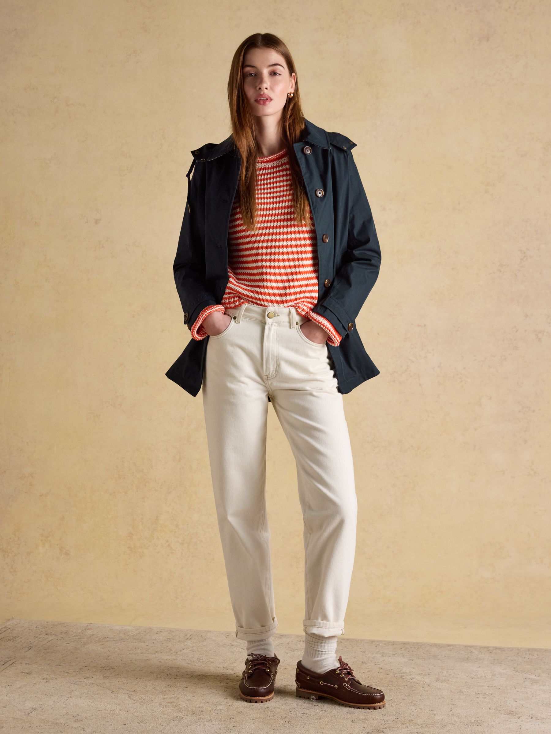 Rainmore Navy Waterproof button through Raincoat - Image 3 of 13