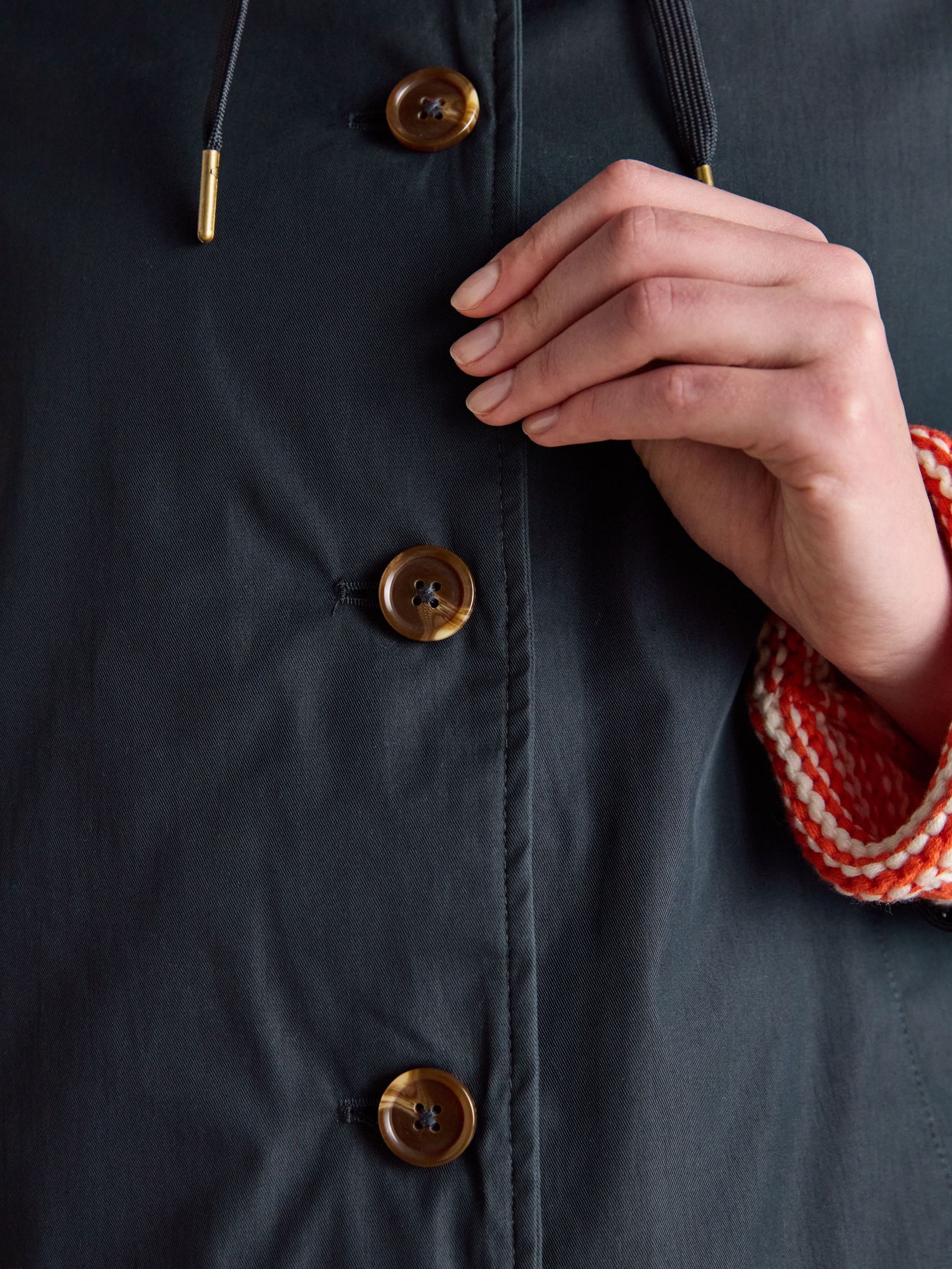 Rainmore Navy Waterproof button through Raincoat - Image 5 of 13