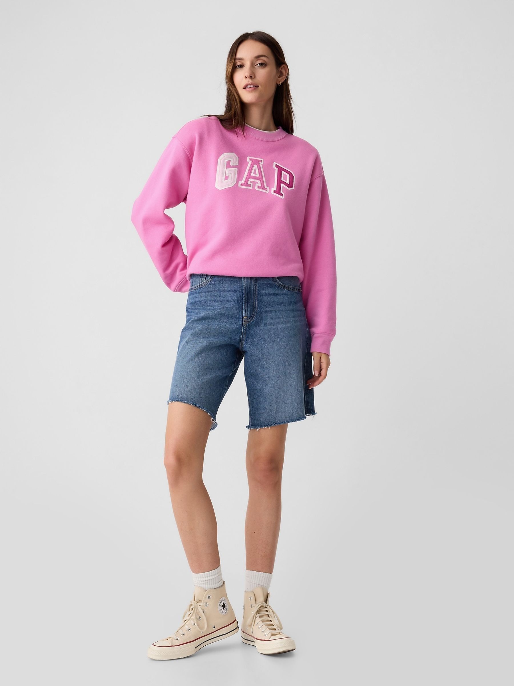Pink Logo Fleece Jumper - Image 3 of 3