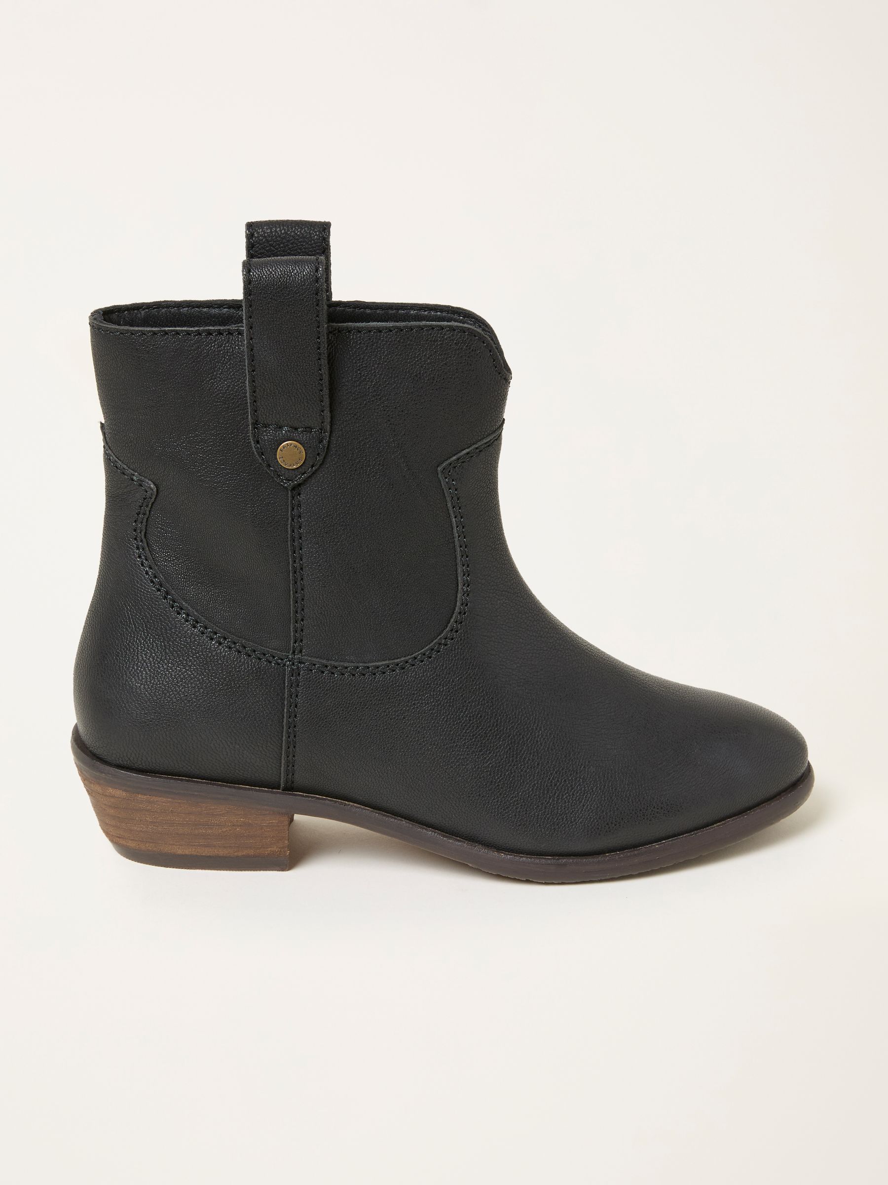 Remi Black Wide Fit Ankle Boot - Image 1 of 3
