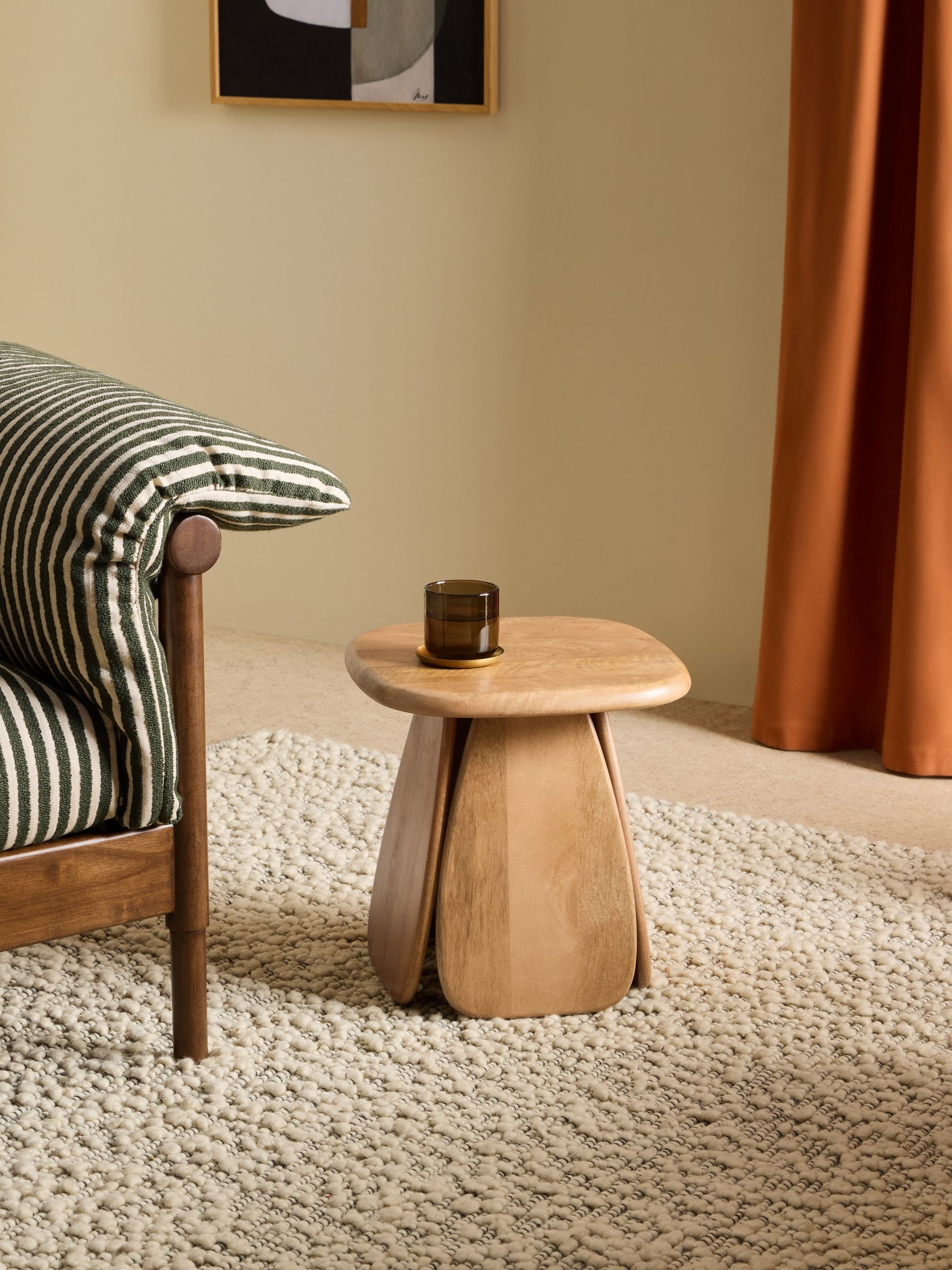 Dory Side Table in Mid Tone Mango Wood - Image 1 of 5