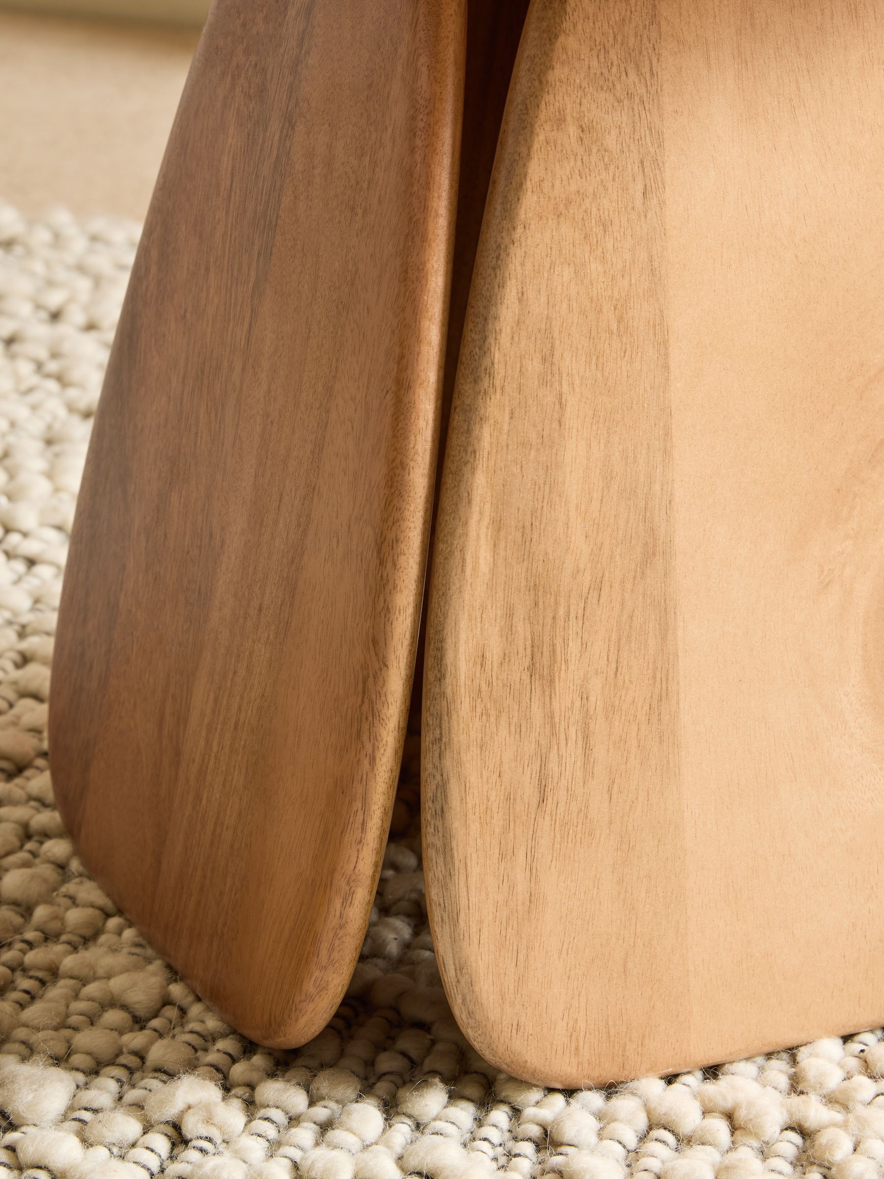 Dory Side Table in Mid Tone Mango Wood - Image 3 of 5