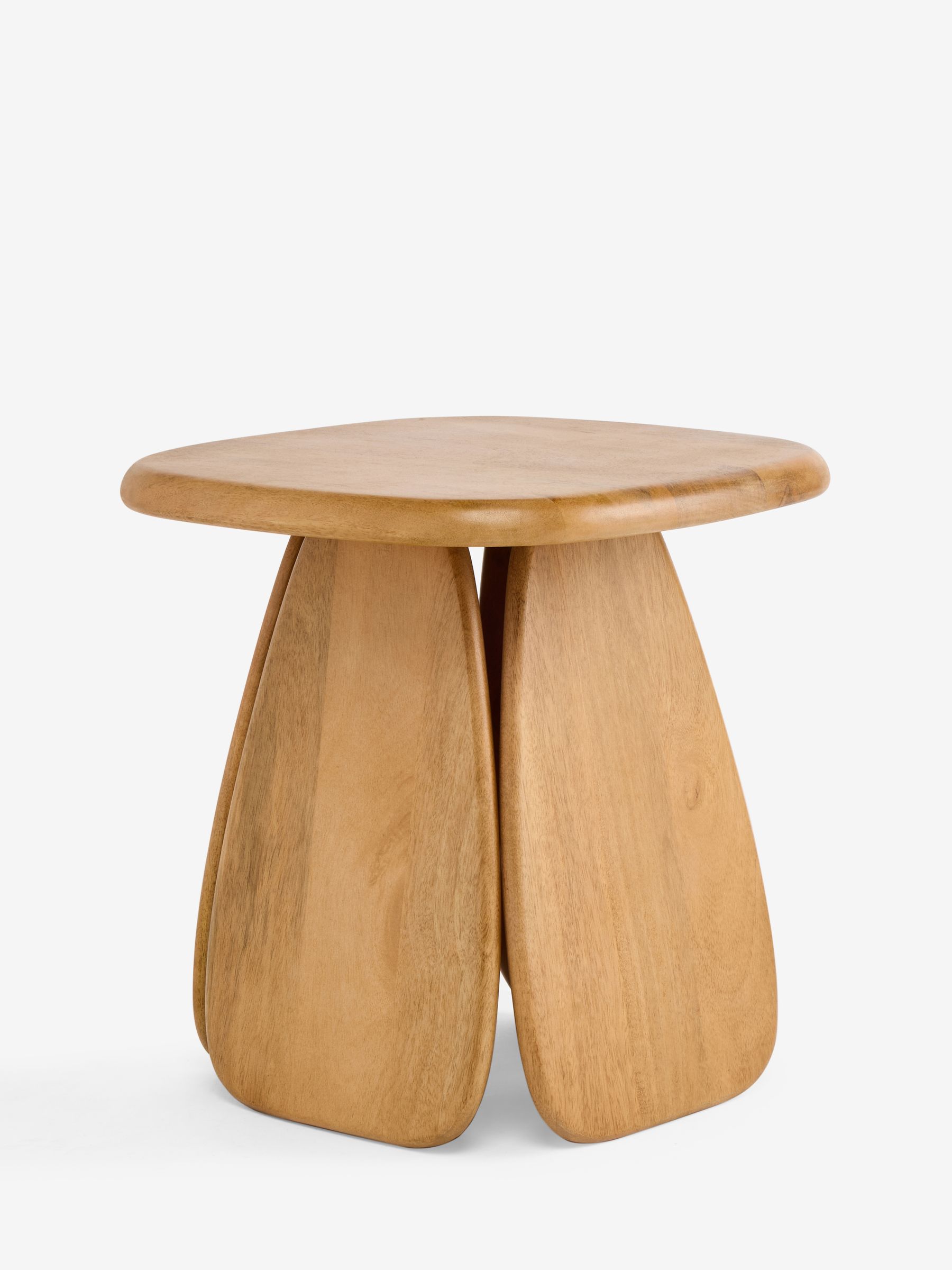Dory Side Table in Mid Tone Mango Wood - Image 4 of 5