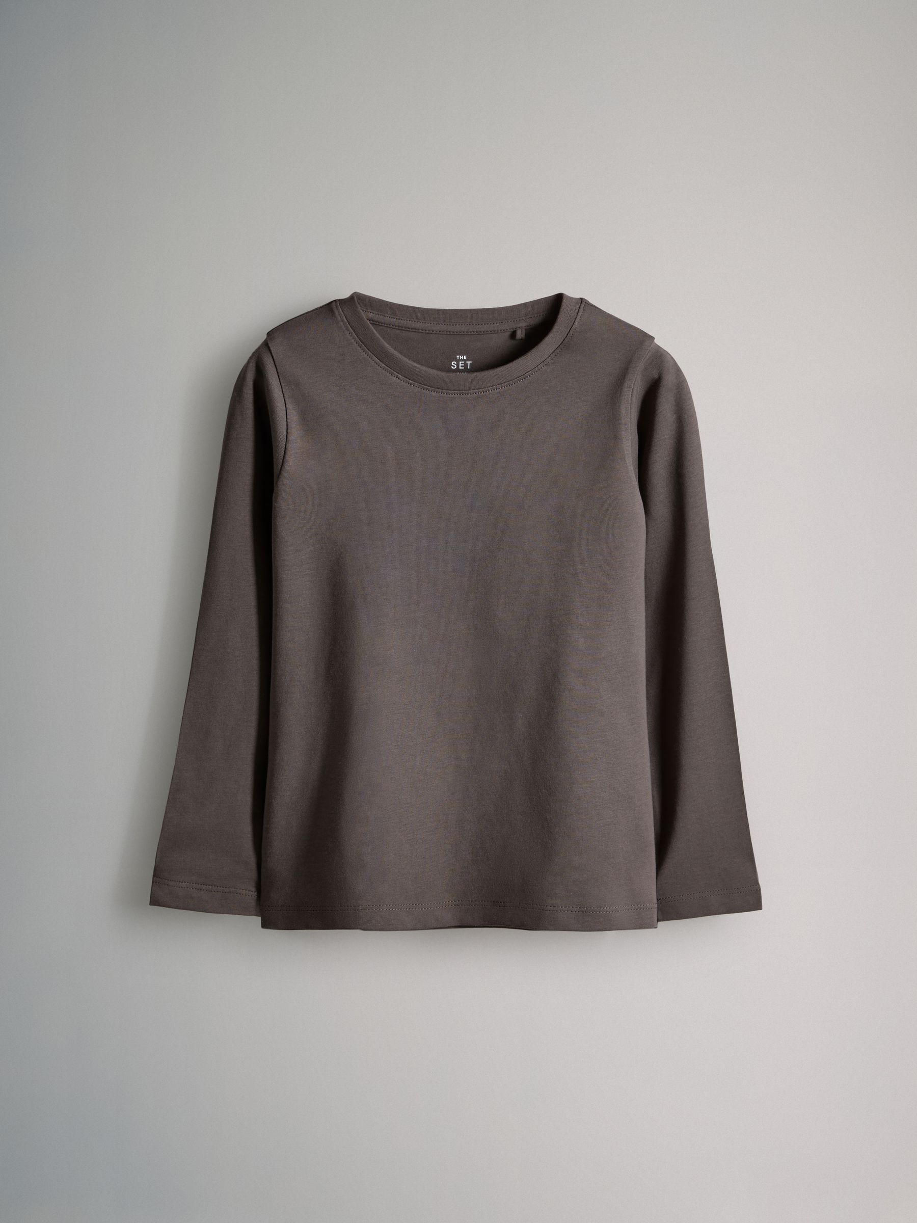 6 Pack Regular Long Sleeve Cotton T-Shirts - Image 14 of 16