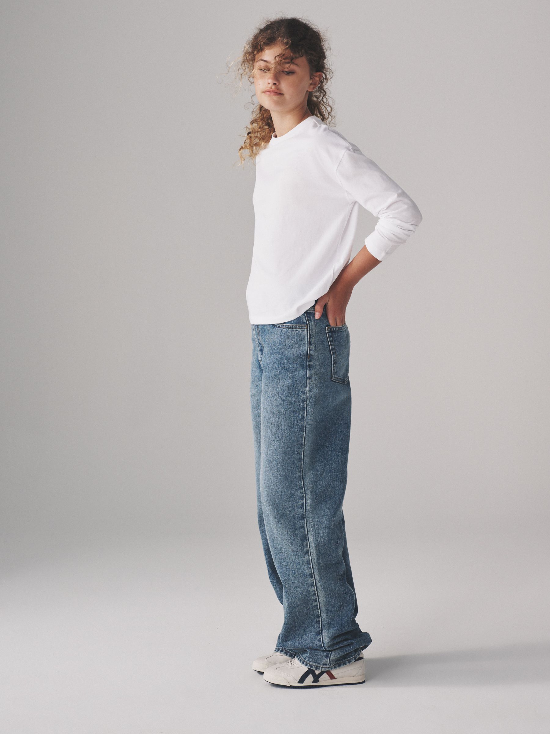 6 Pack Regular Long Sleeve Cotton T-Shirts - Image 4 of 16