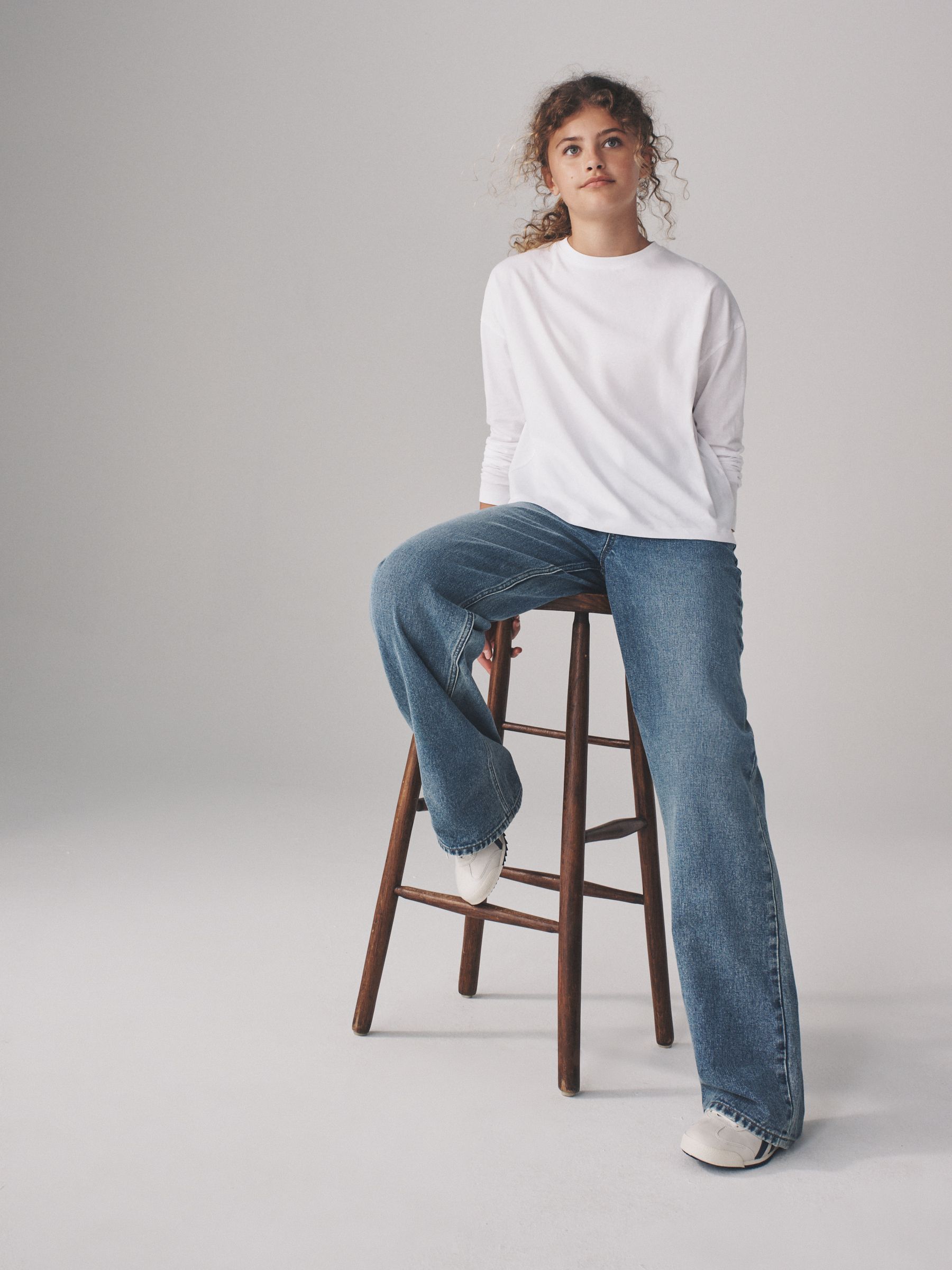 6 Pack Regular Long Sleeve Cotton T-Shirts - Image 7 of 16