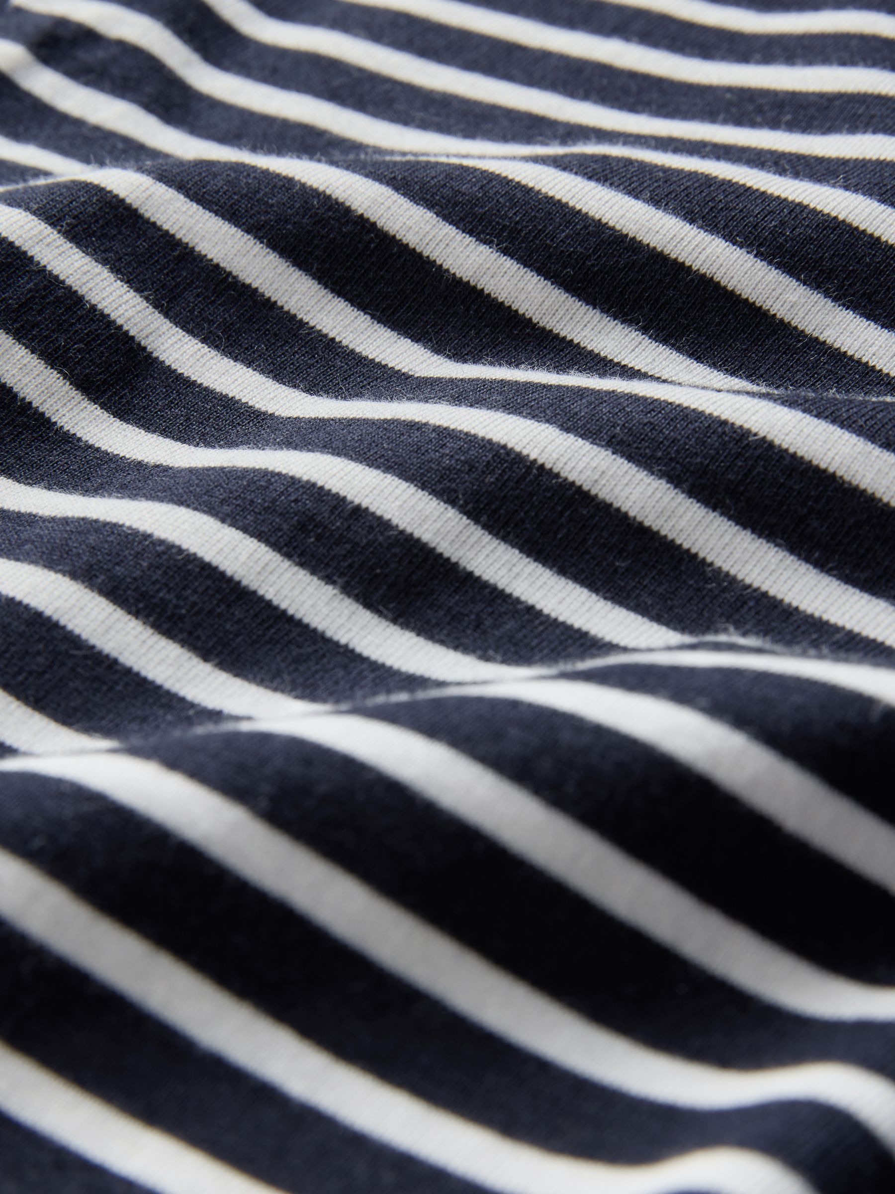 Navy Blue/Grey/White - 4 Pack Oversized Cropped Short Sleeve Heavyweight Cotton T-Shirts - Image 7 of 7