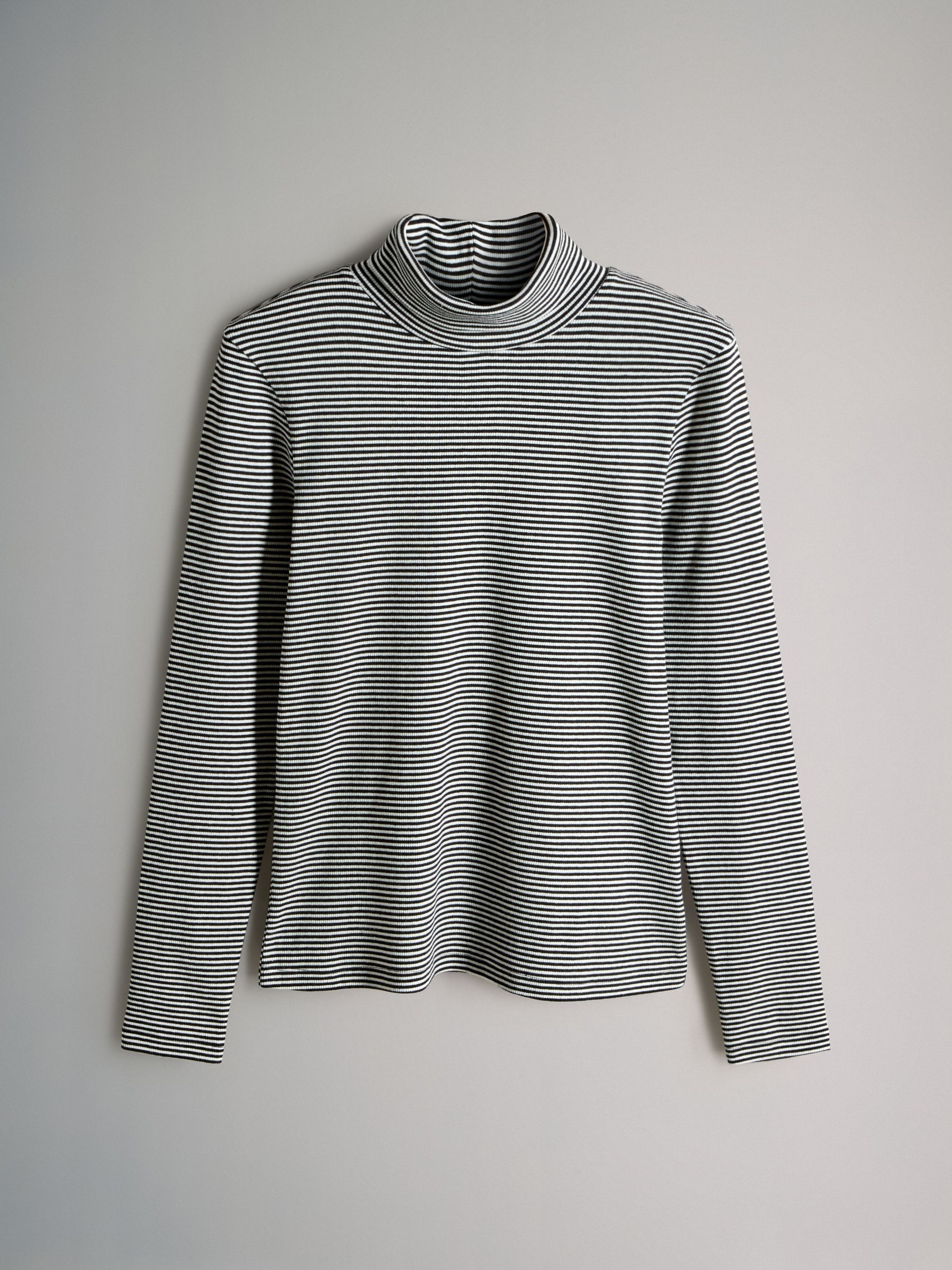 4 Pack Ribbed Roll Neck Long Sleeve T-Shirts - Image 3 of 7