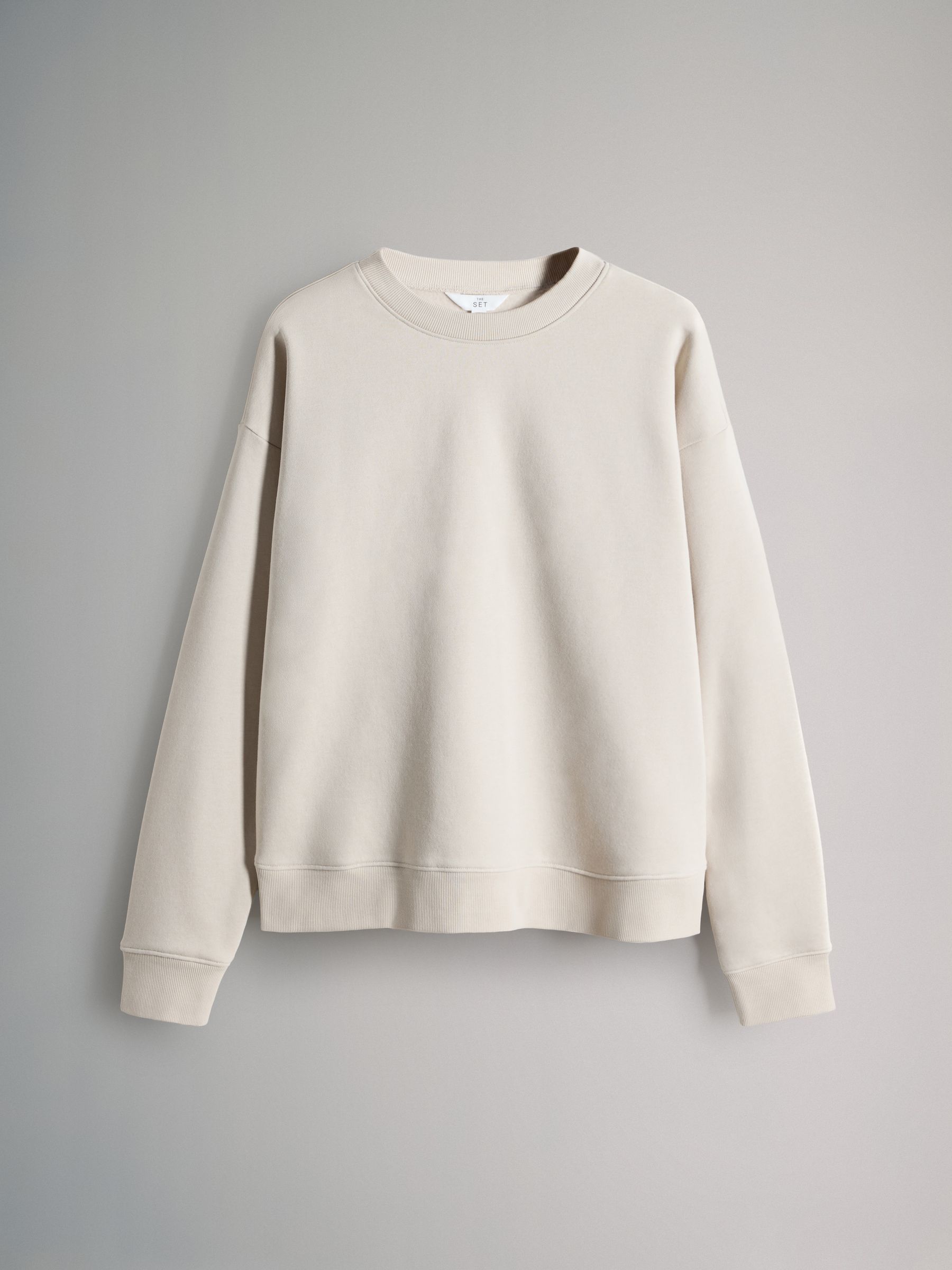 Stone - Crew Neck Sweatshirt and Wide Leg Joggers Set - Image 2 of 5