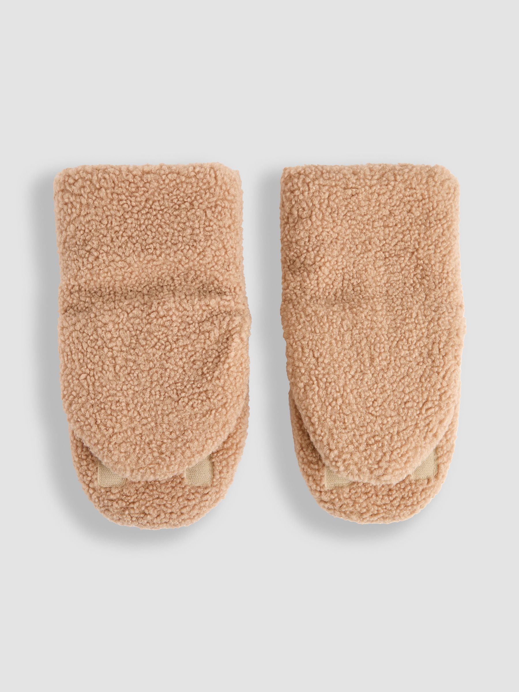 Beige Borg Pram Gloves - Image 2 of 4