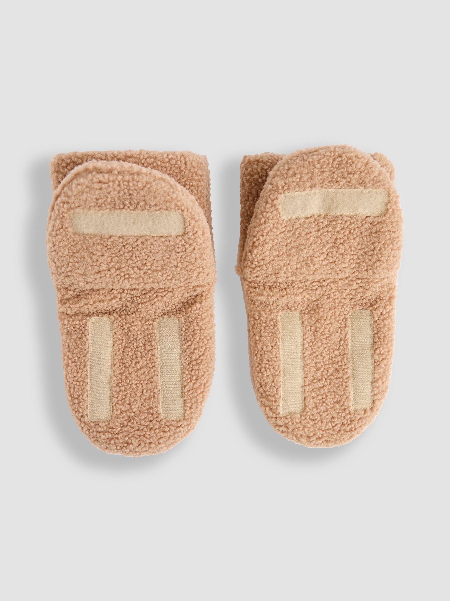 Beige Borg Pram Gloves - Image 3 of 4