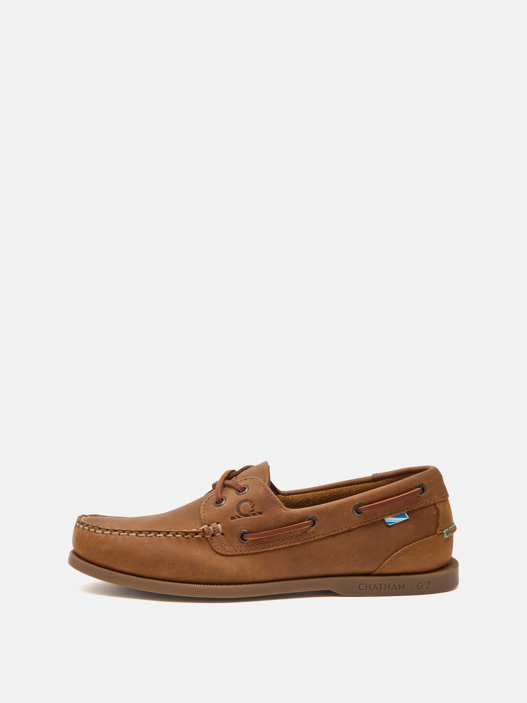 Chatham Brown Deck II G2 Boat Shoes - Image 2 of 3 Chatham Brown Deck II G2 Boat Shoes - Image 2 of 3
