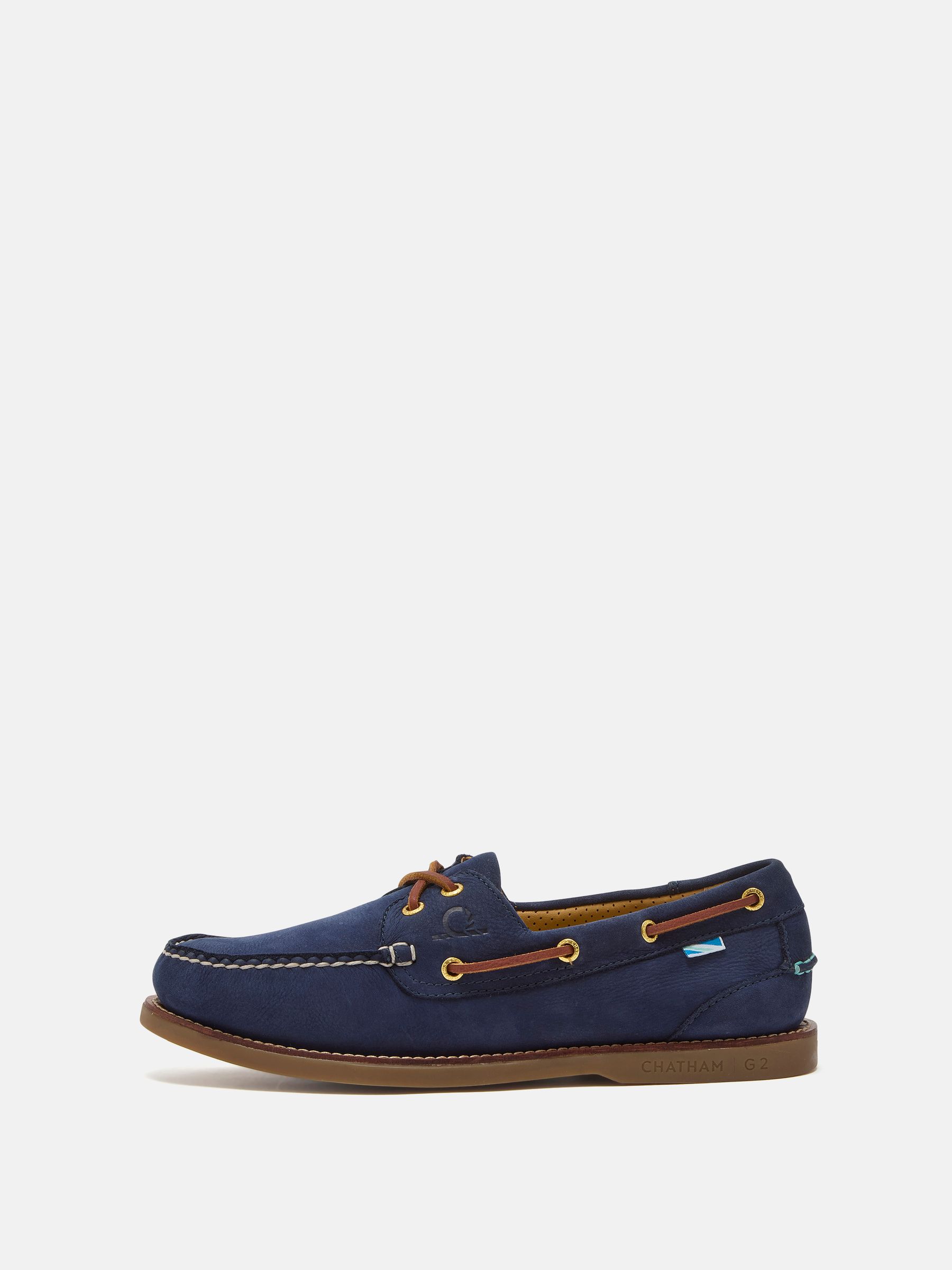 Chatham Navy Lyme G2 Boat Shoes - Image 2 of 4