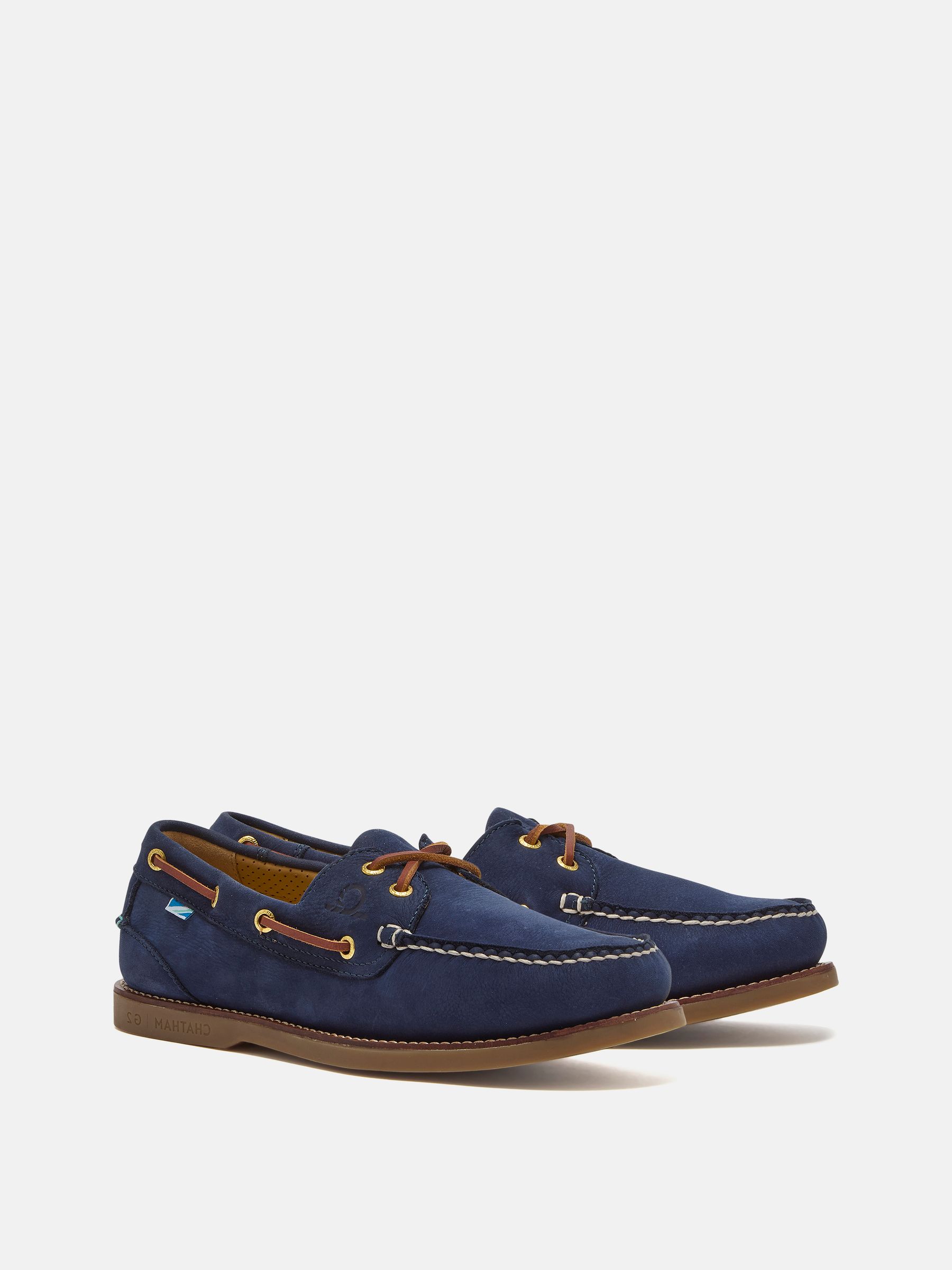 Chatham Navy Lyme G2 Boat Shoes - Image 3 of 4